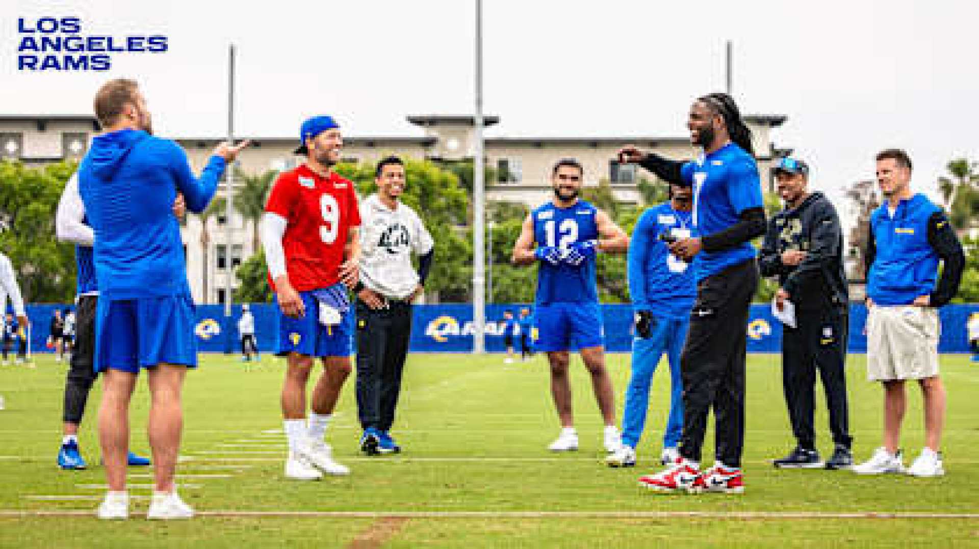 Davante Adams Los Angeles Rams Training