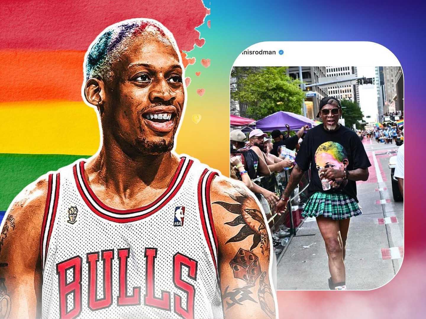 Dennis Rodman Chicago Bulls Lgbtq Advocacy
