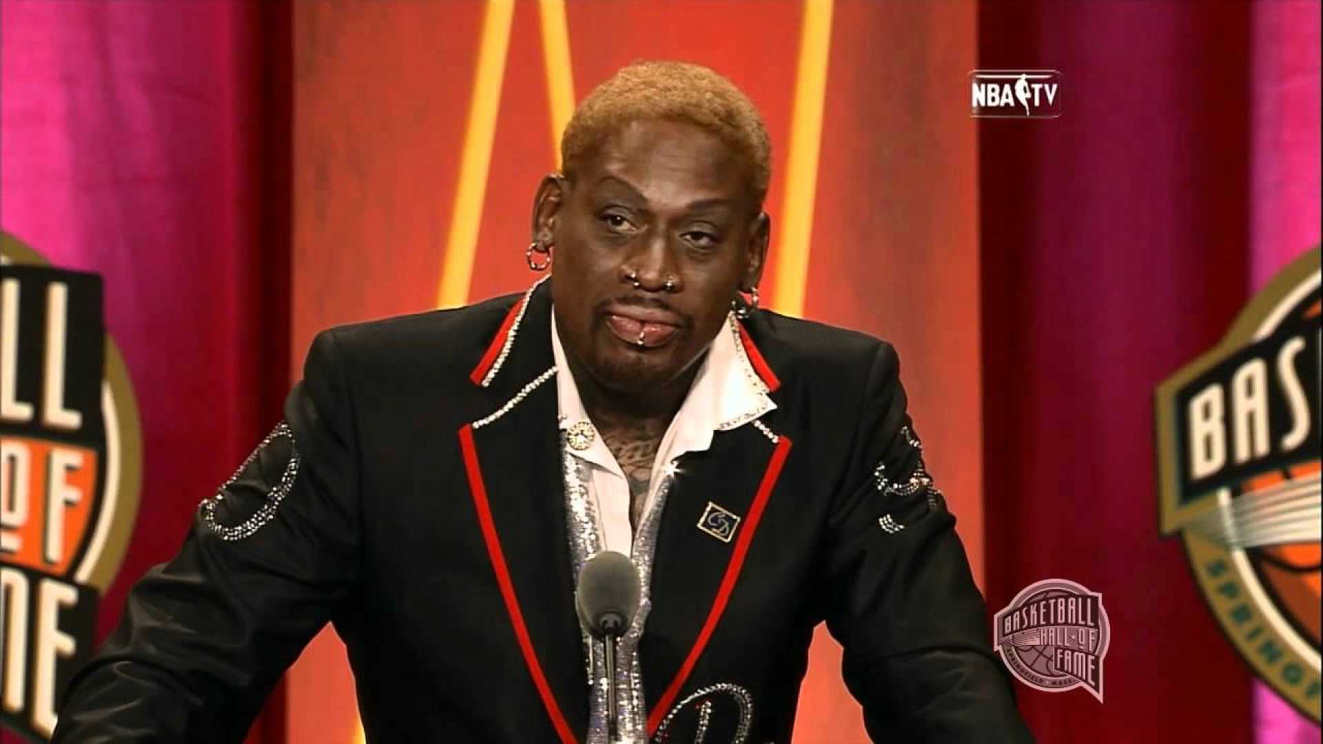 Dennis Rodman Hall Of Fame Speech