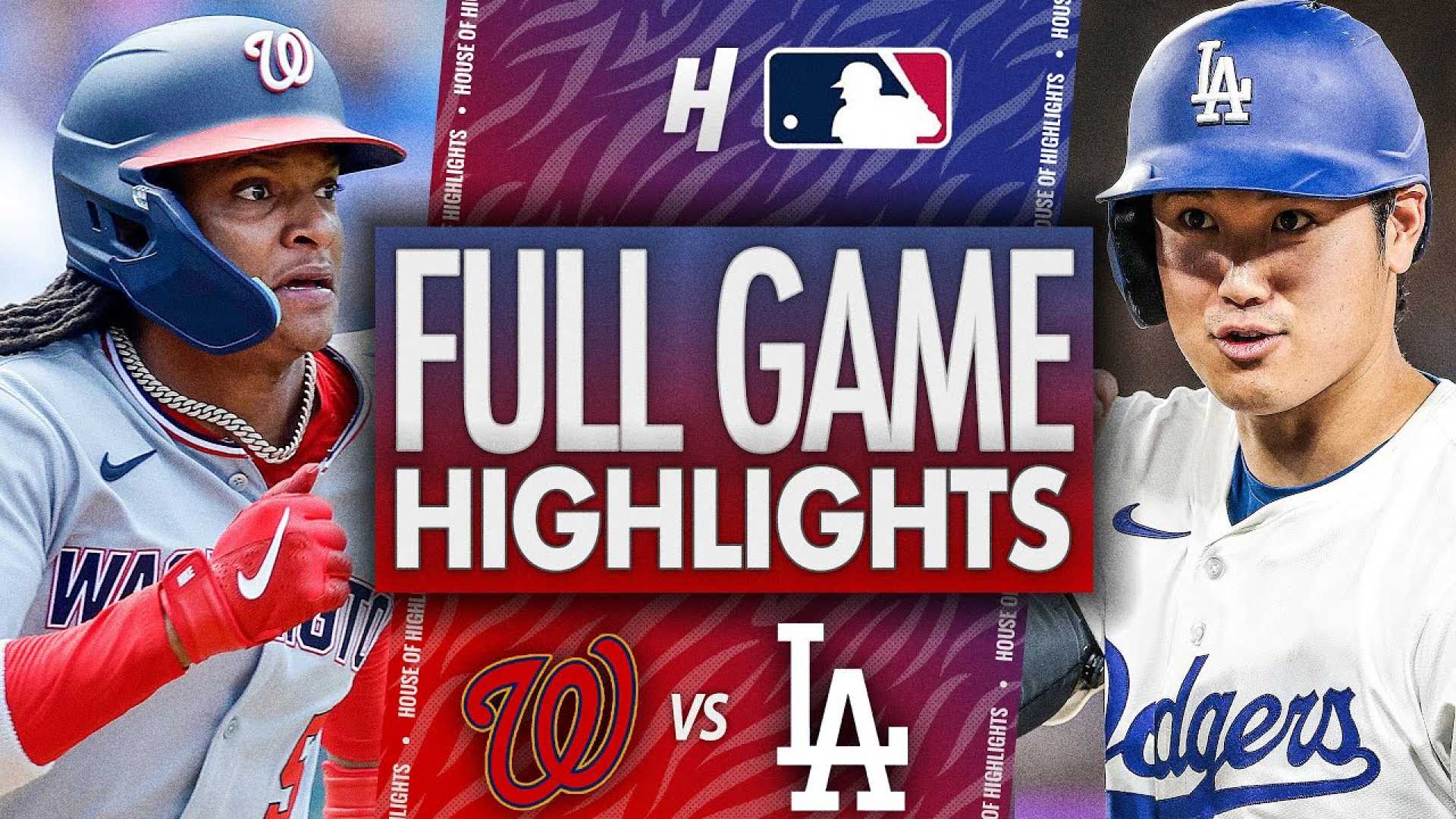 Dodgers Nationals Baseball Game