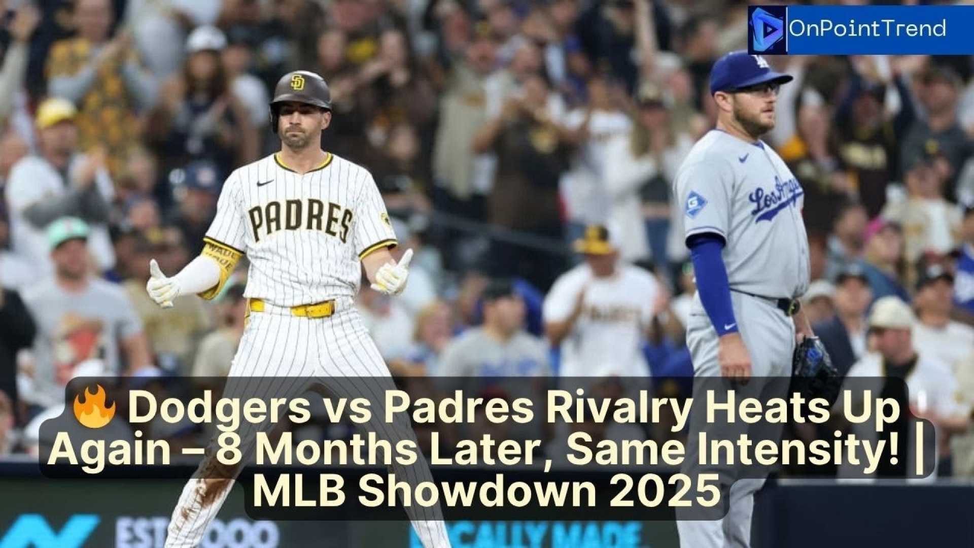 Dodgers Padres Rivalry Confrontation