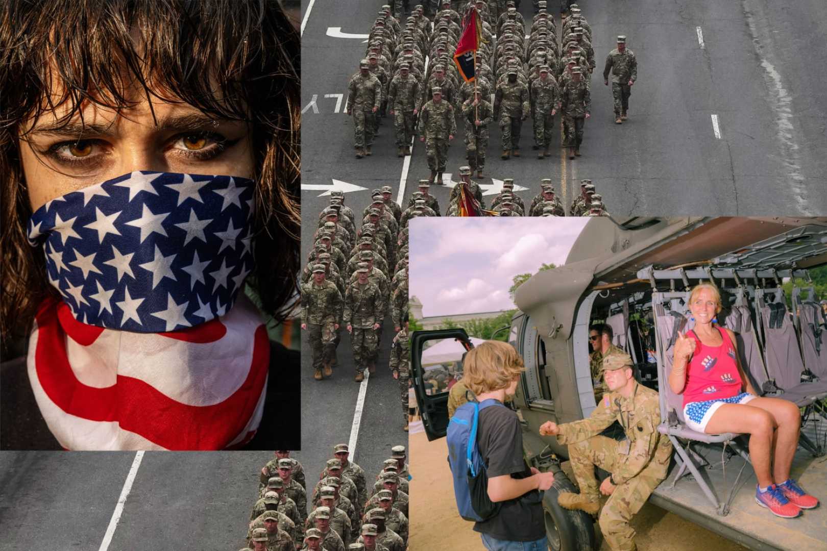 Donald Trump Military Parade Protests