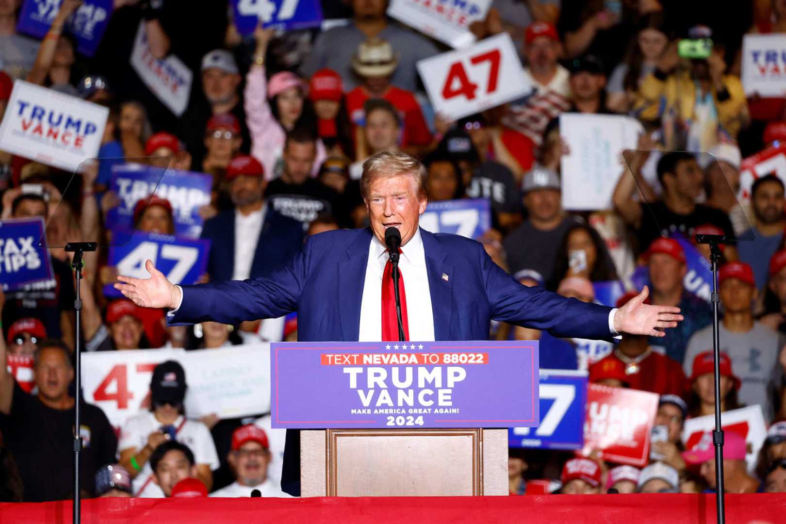 Donald Trump Rally Tax Legislation