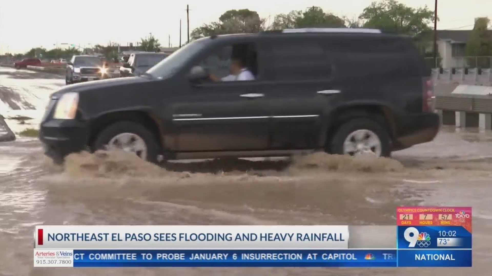 El Paso Flood Watch Heavy Rain