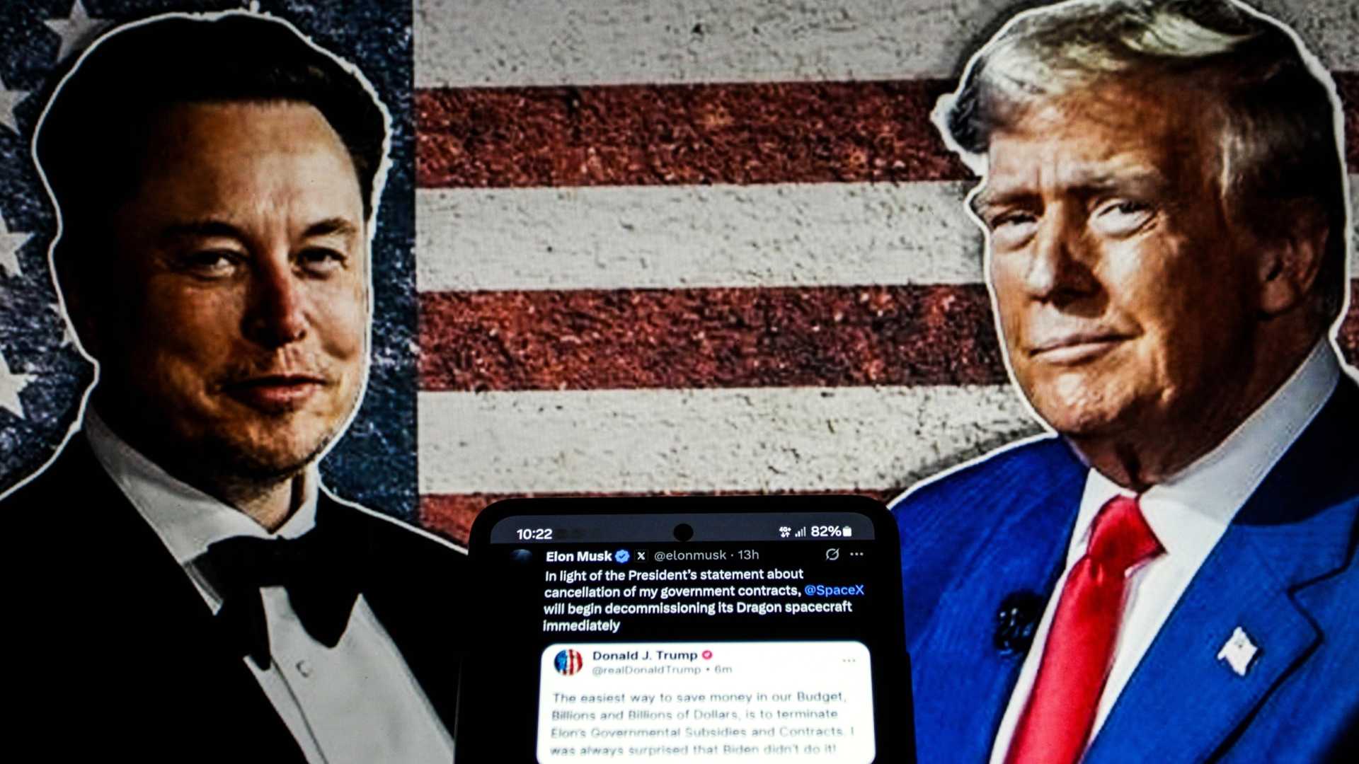 Elon Musk Donald Trump Feud