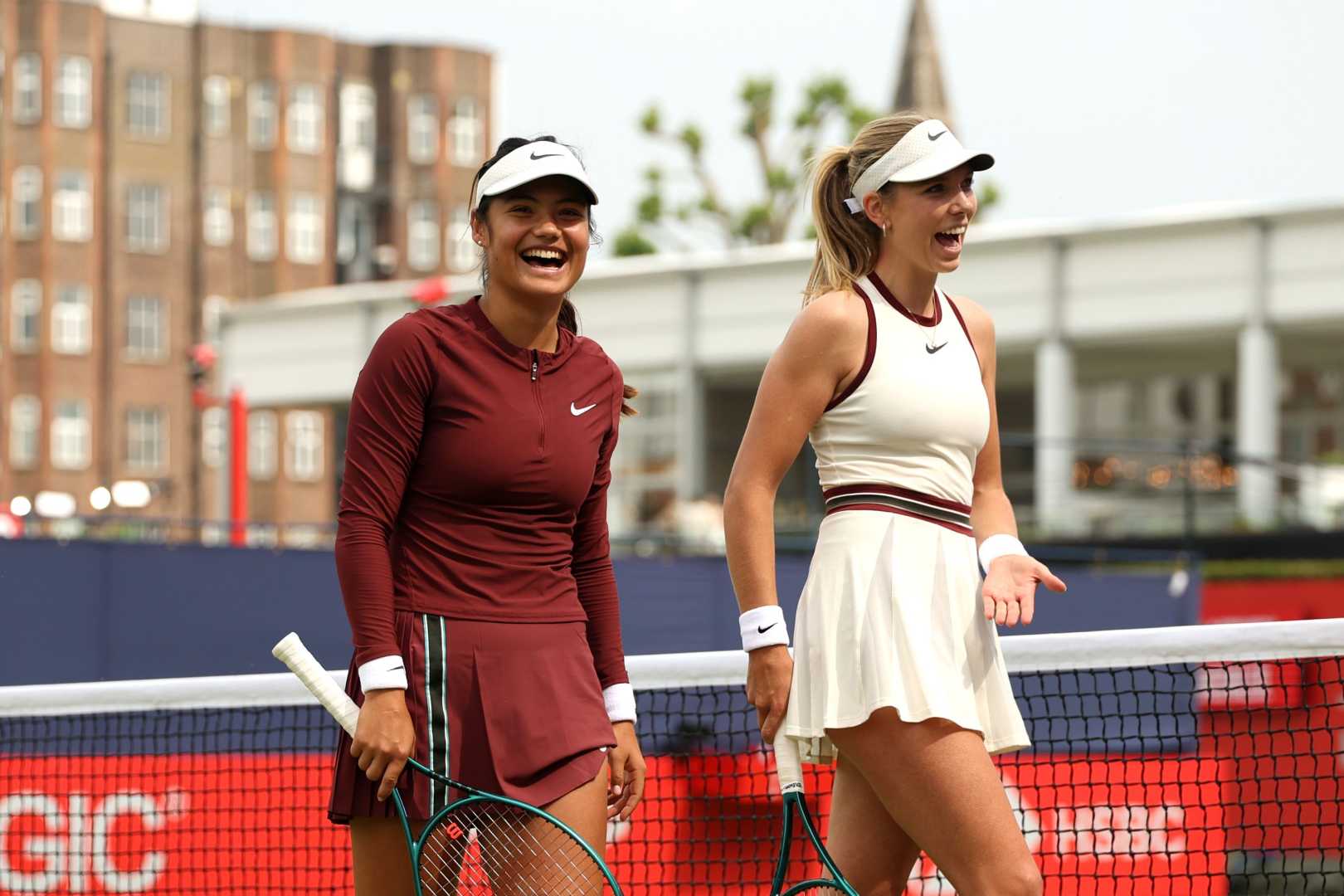 Emma Raducanu Katie Boulter Doubles Match