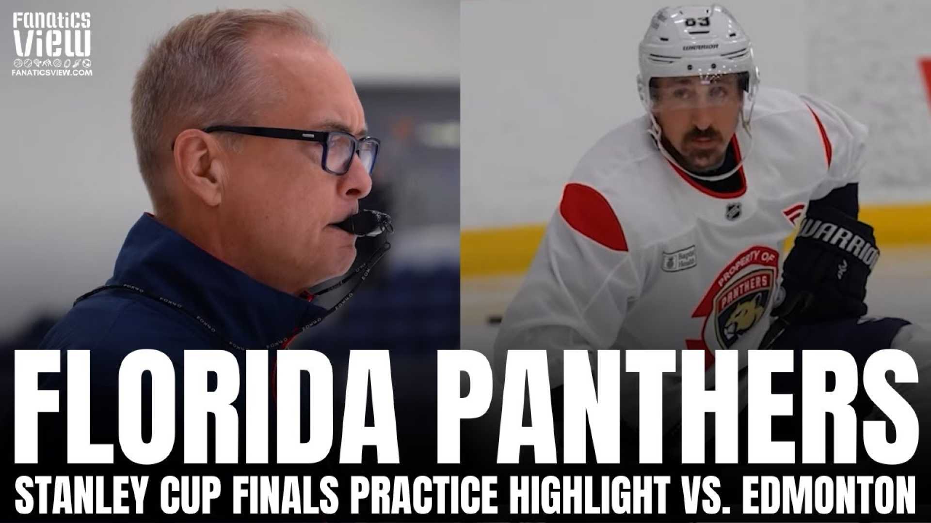 Florida Panthers Nhl Final Practice