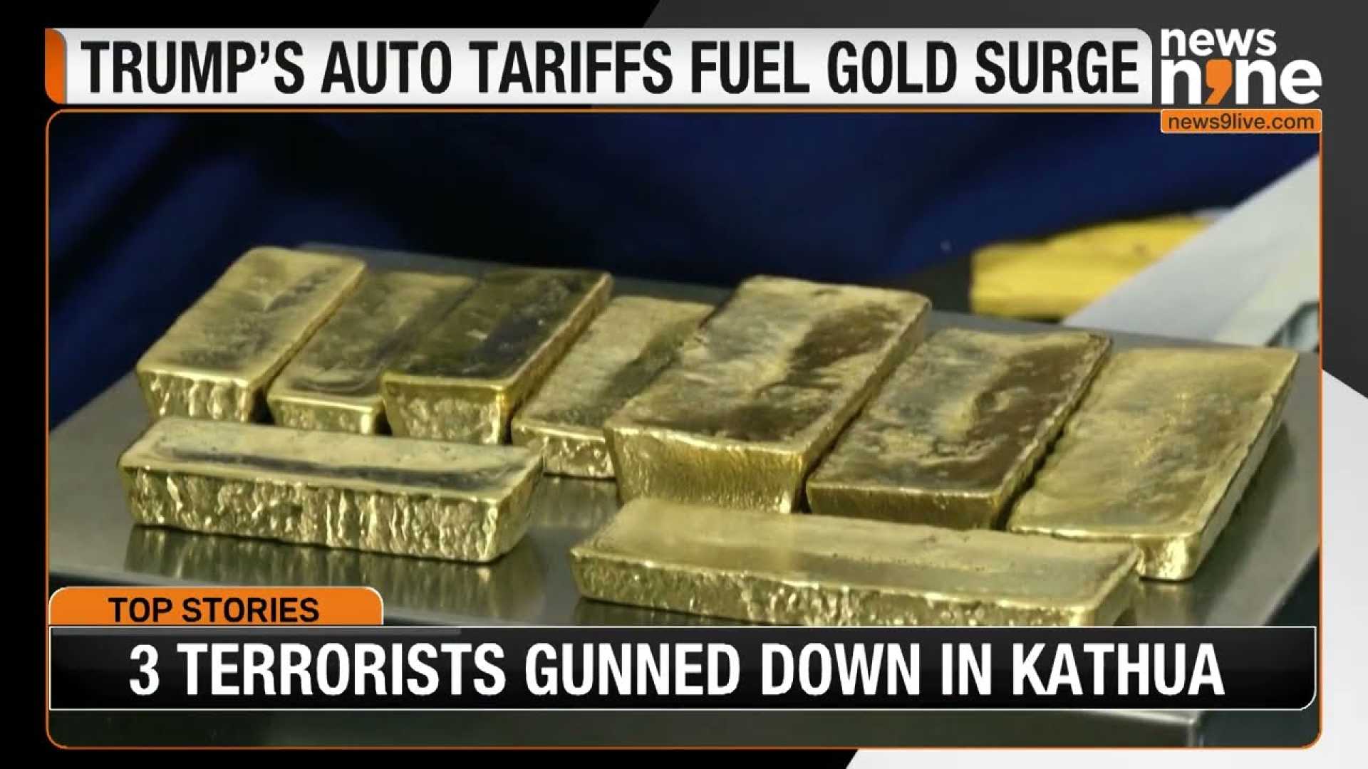 Gold Prices Surge Due To Tariffs And Tensions