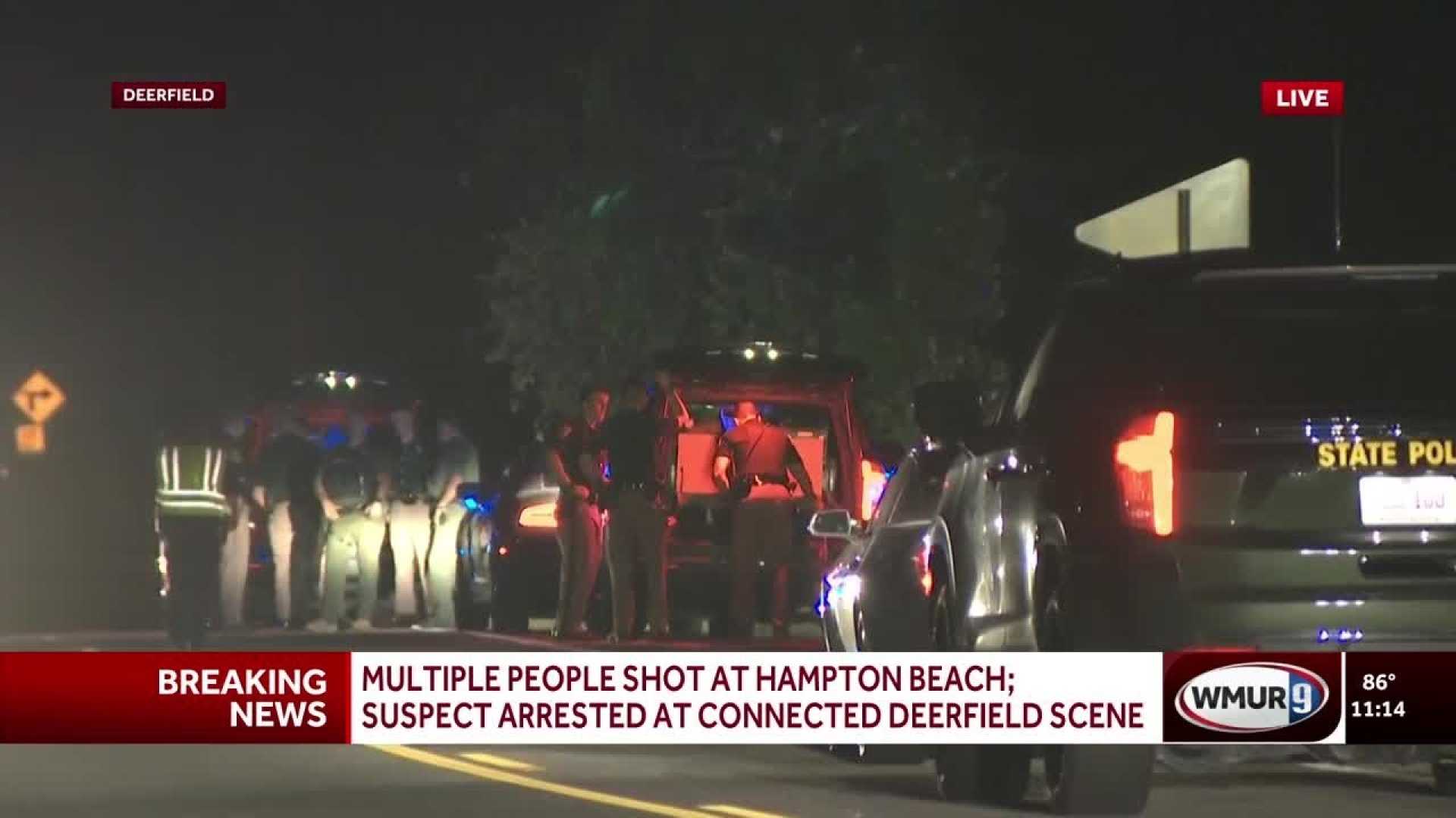 Hampton Beach Shooting Police Scene