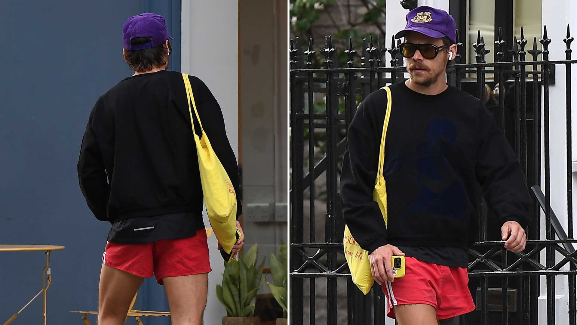 Harry Styles Gym Shorts Summer Fashion