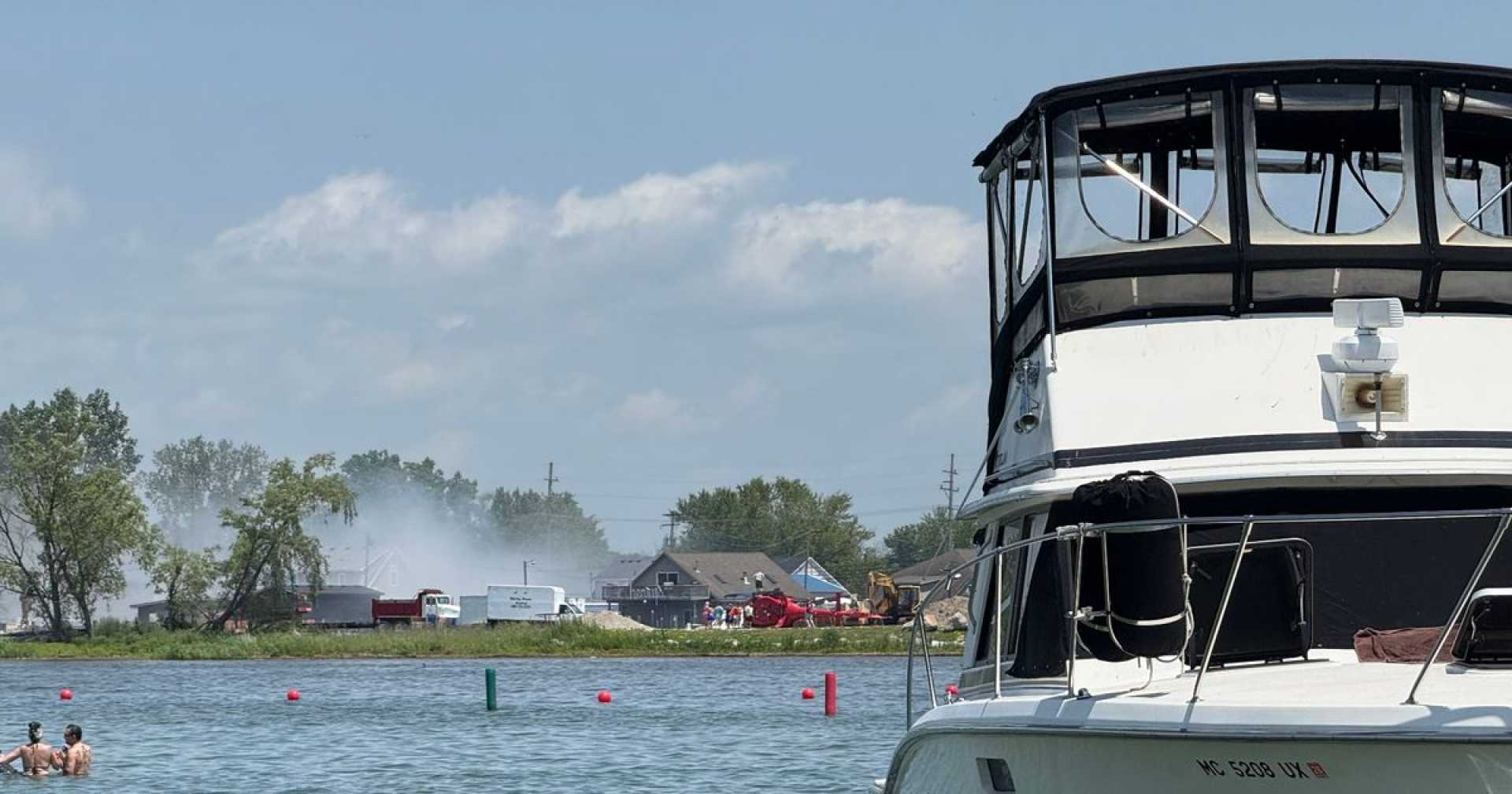 Helicopter Crash Restaurant Clay Township