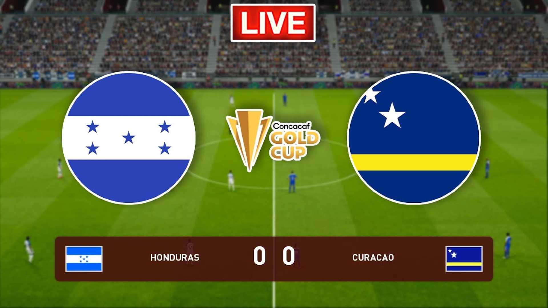 Honduras Curaçao Gold Cup Soccer Match