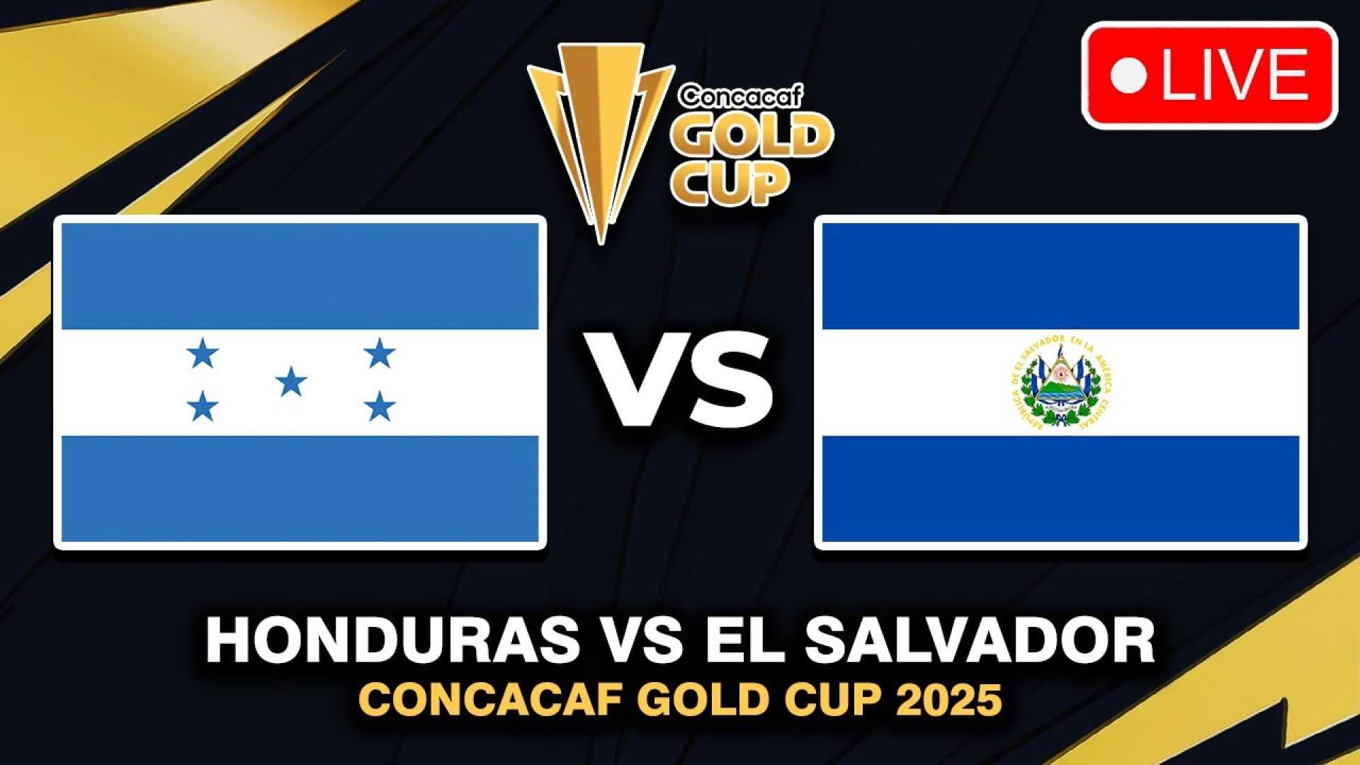 Honduras El Salvador Gold Cup 2025