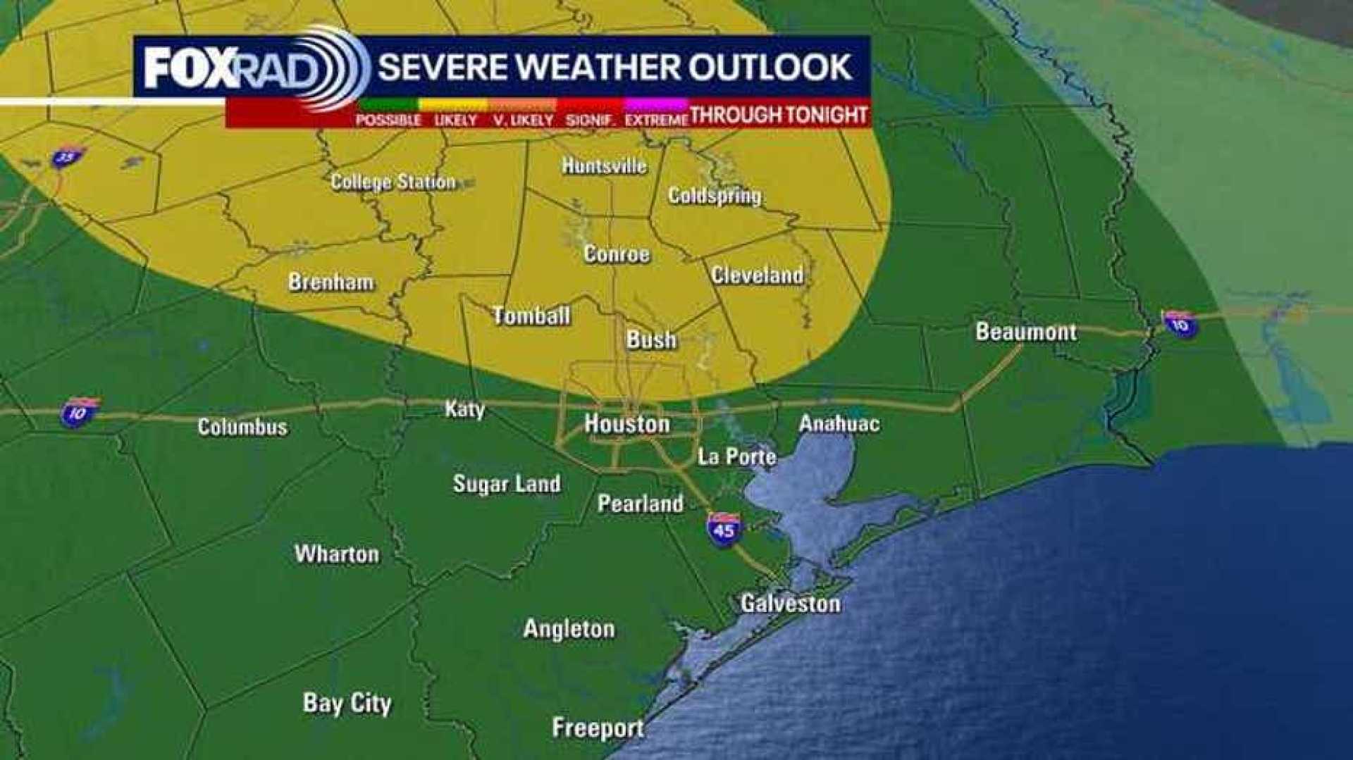 Houston Storms Severe Weather June 2025