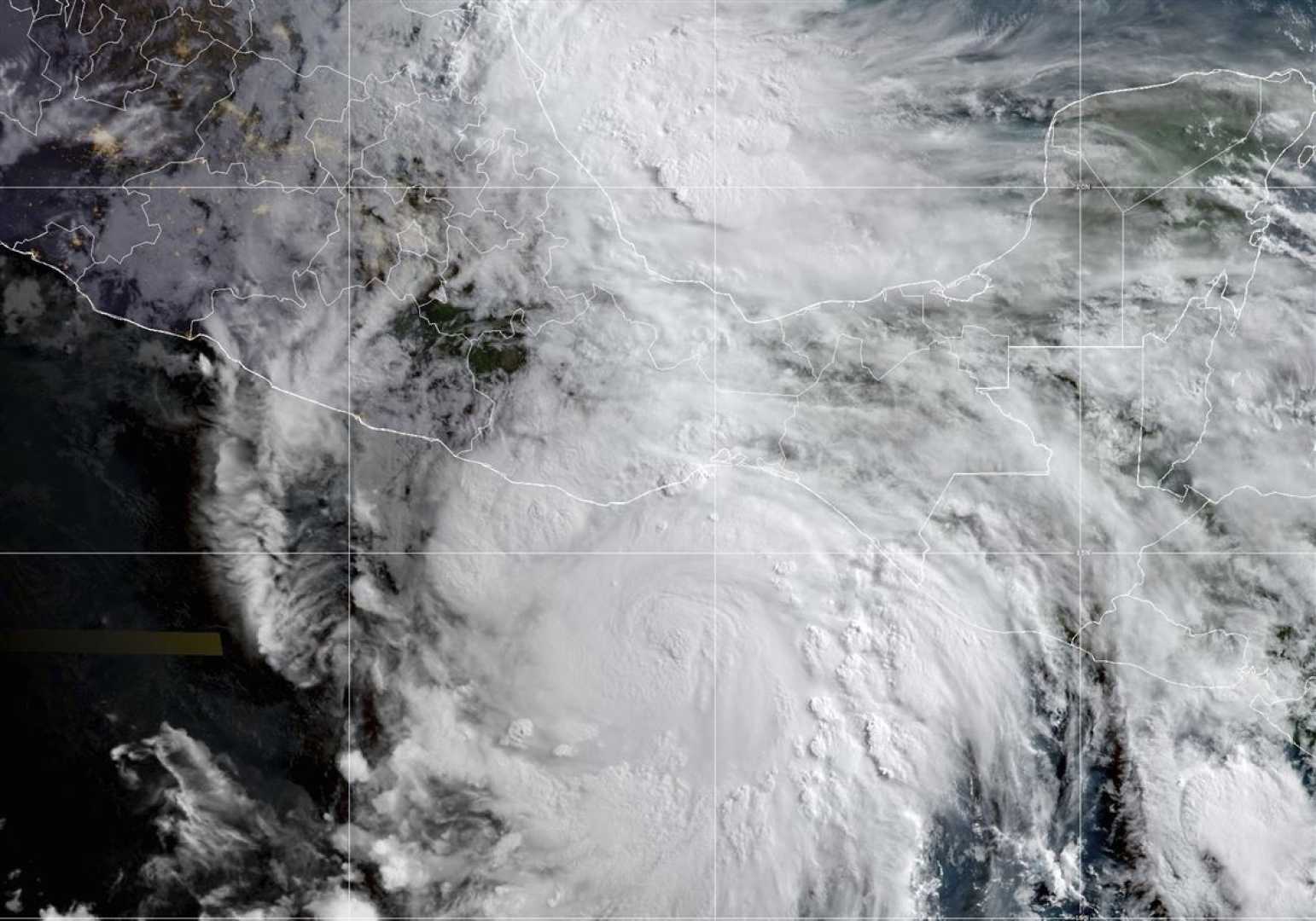 Hurricane Erick Approaching Mexico