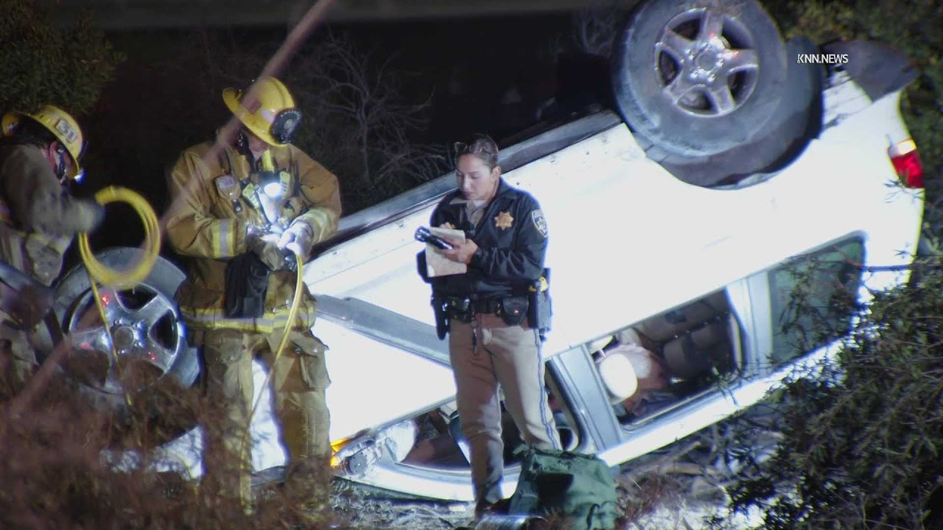 I 710 I 105 Crash East Los Angeles