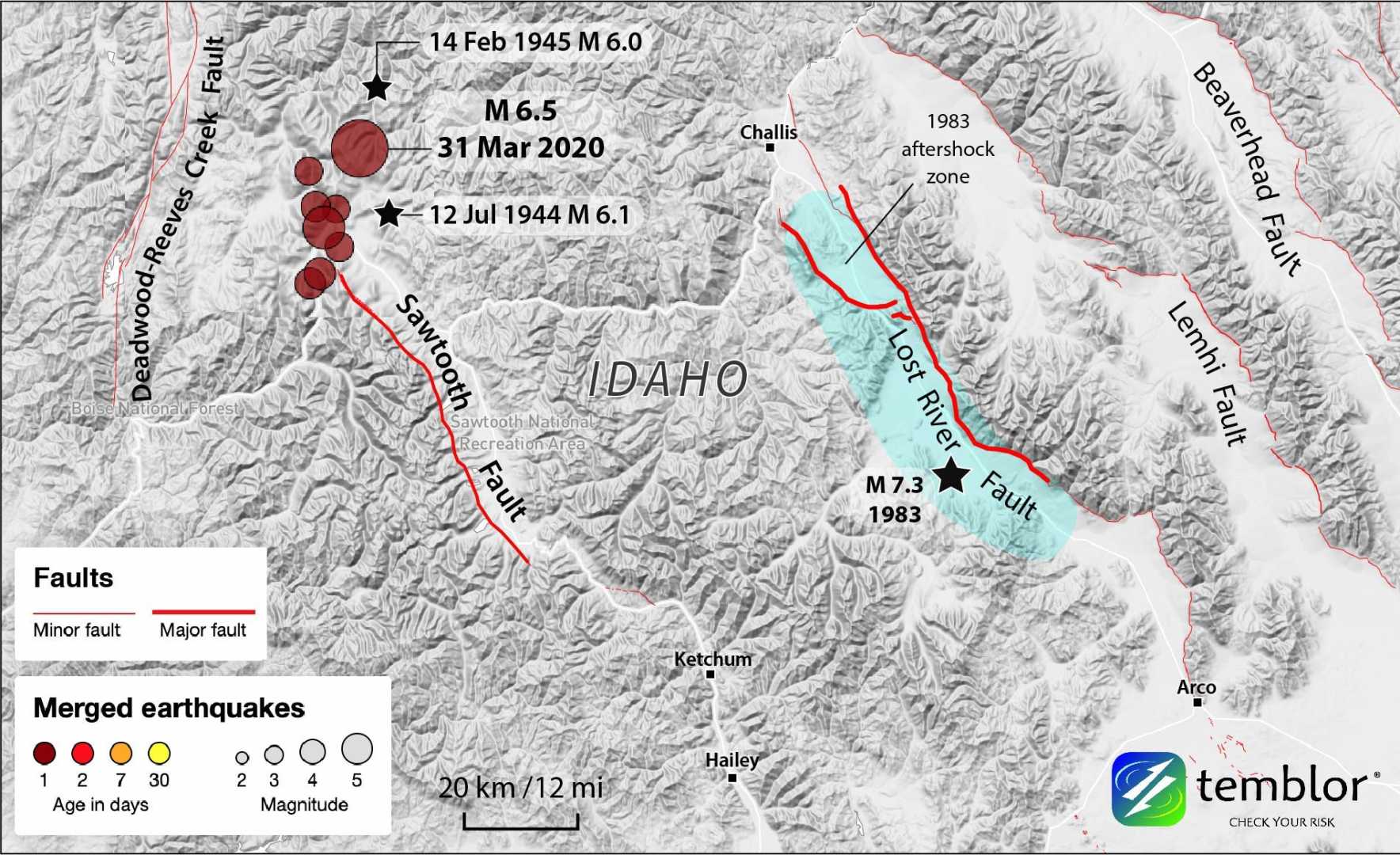 Idaho Earthquakes June 2025