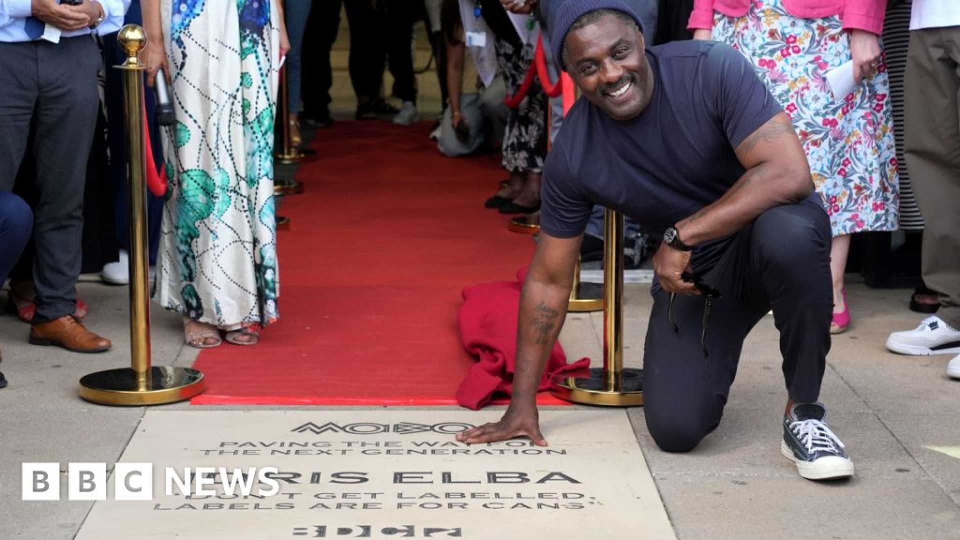 Idris Elba Barking College Paving Stone