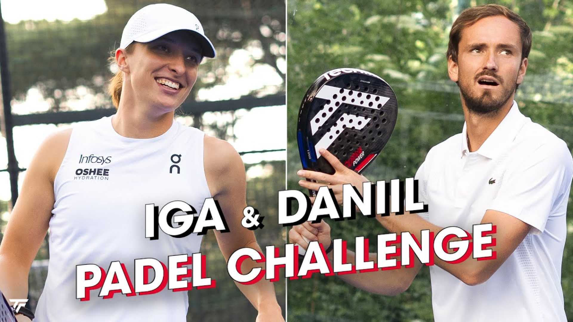 Iga Swiatek Daniil Medvedev Padel Challenge