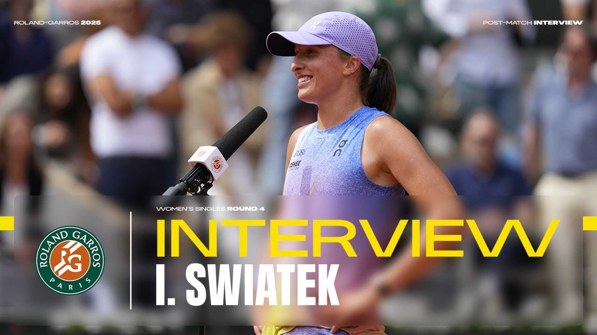 Iga Świątek Tennis Interview June 2025