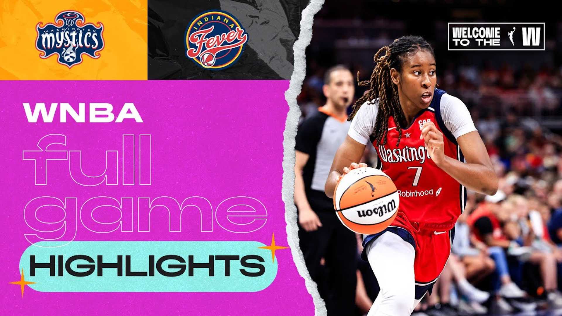 Indiana Fever Vs Washington Mystics Wnba