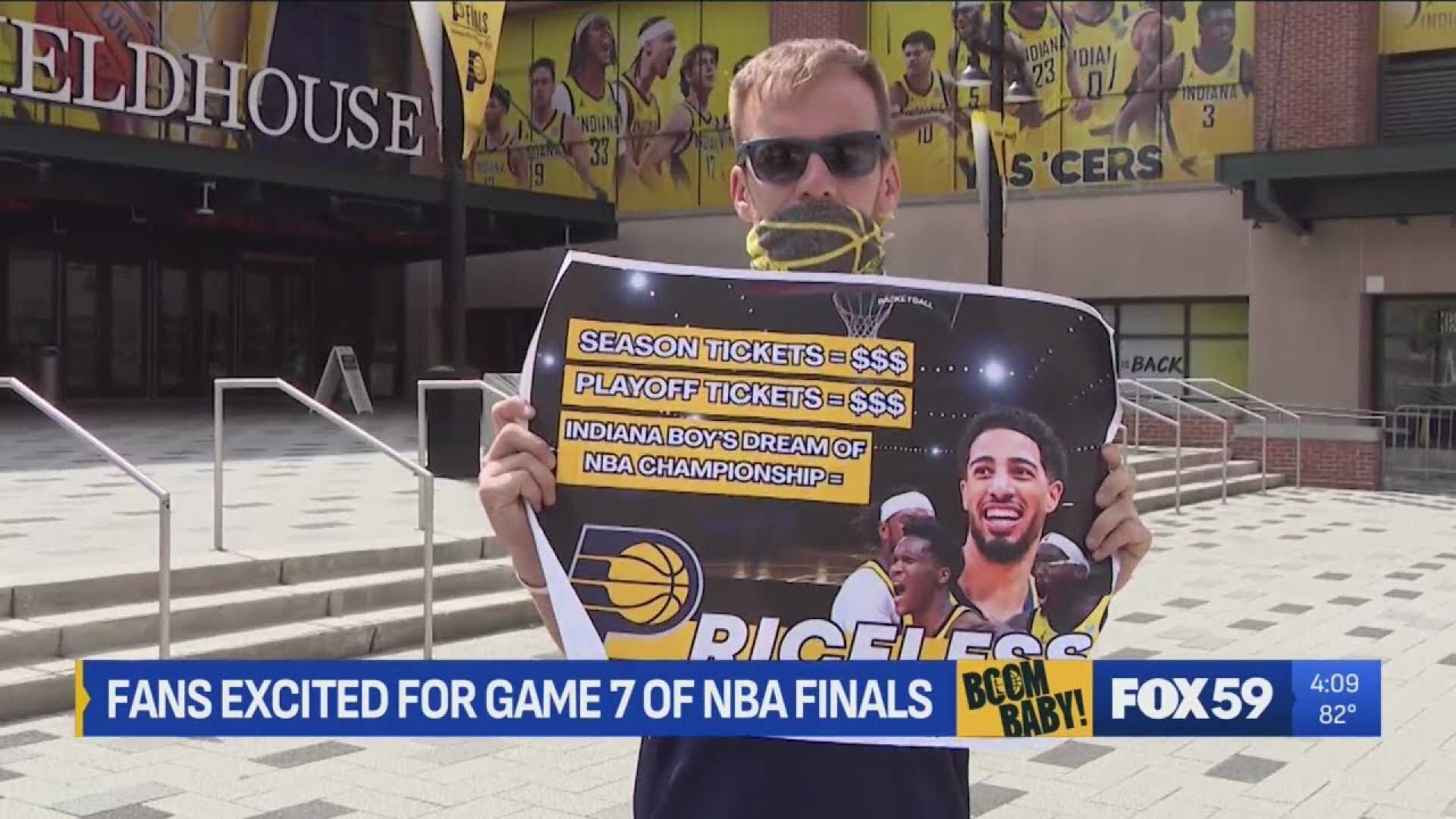Indiana Pacers Fans Game 7 Excitement