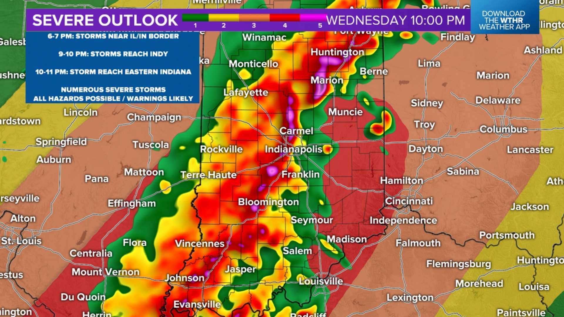 Indiana Severe Storms Weather