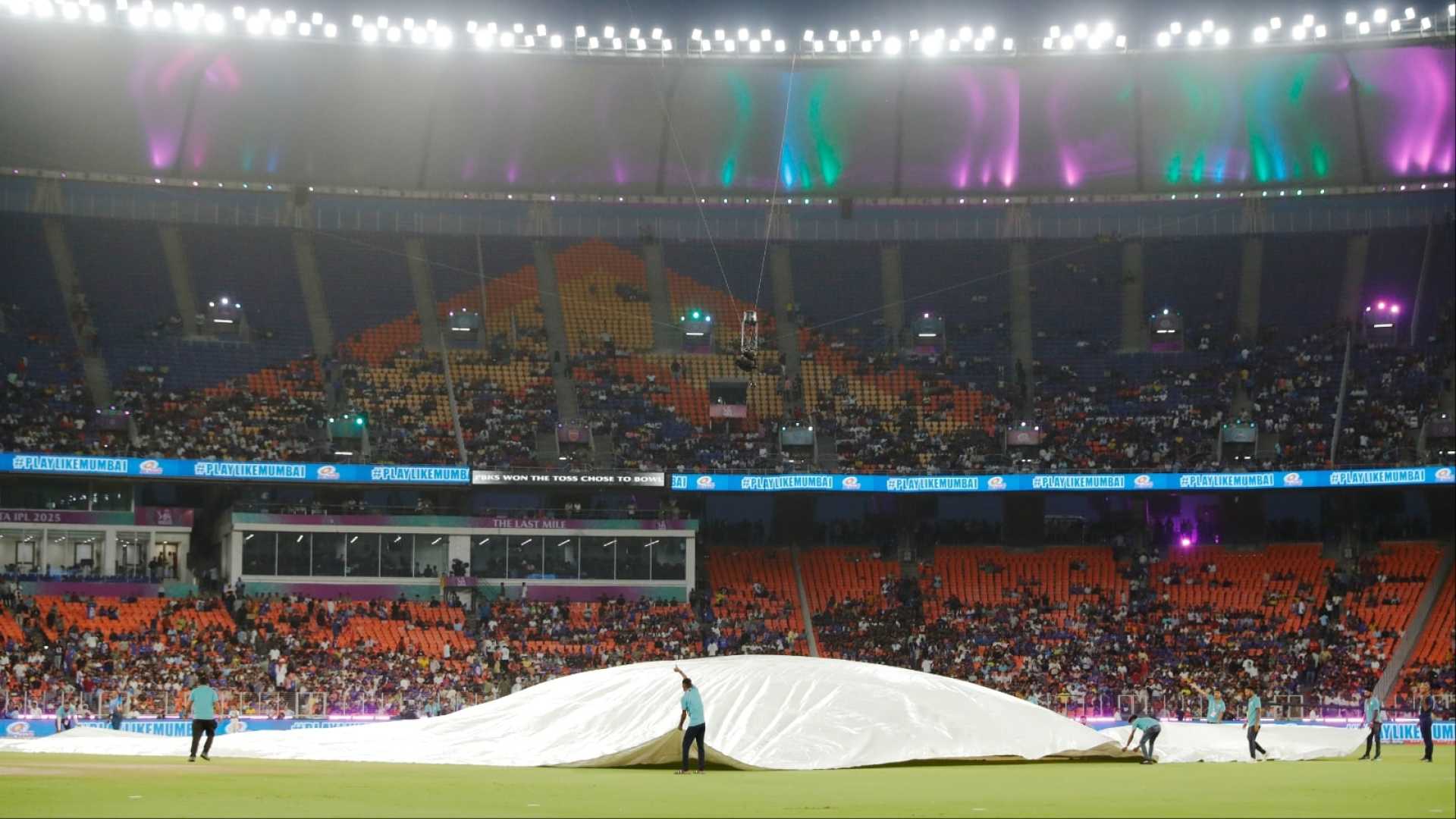 Ipl 2025 Qualifier 2 Ahmedabad Rain Delay