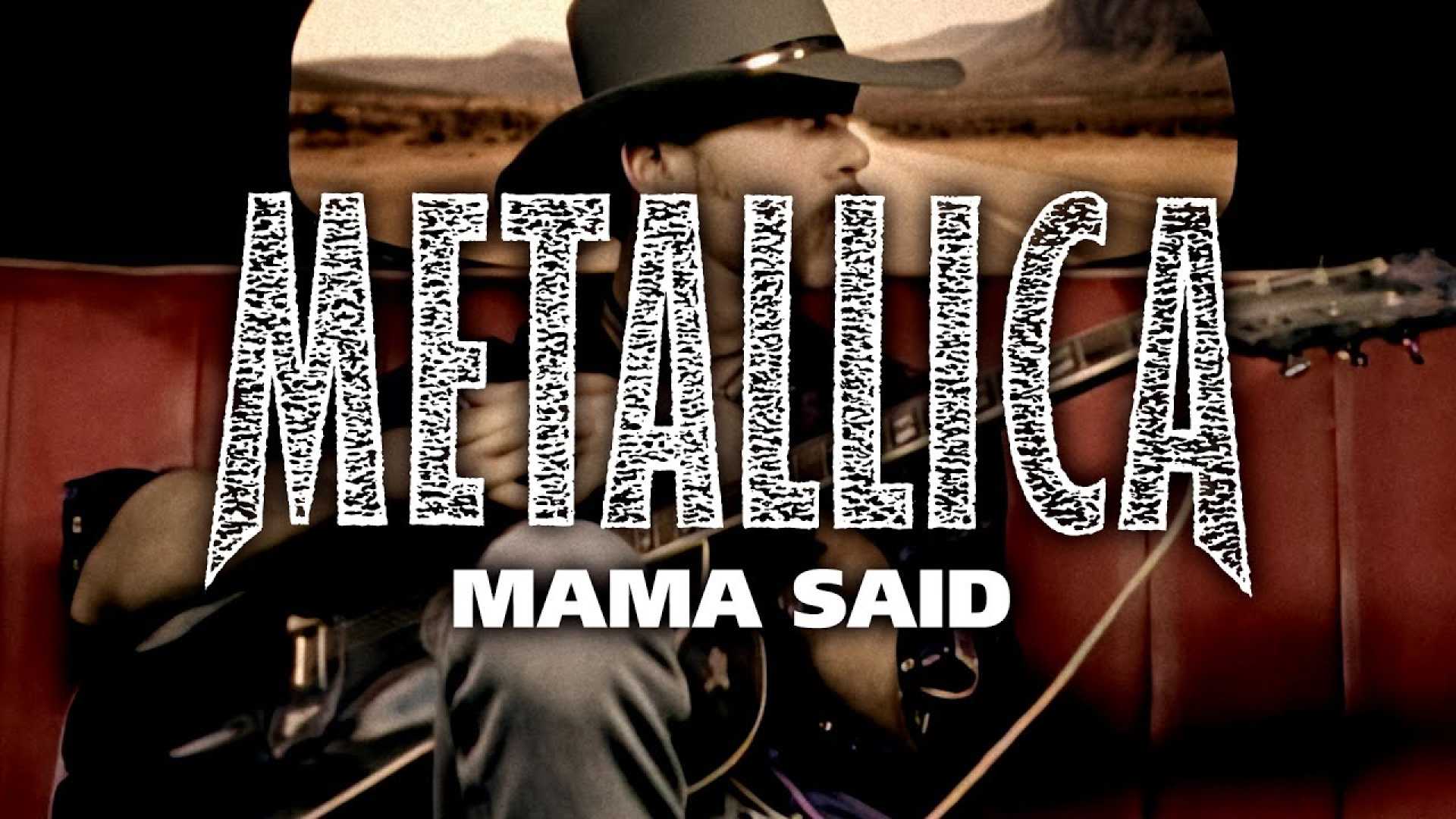 James Hetfield Mama Said Metallica