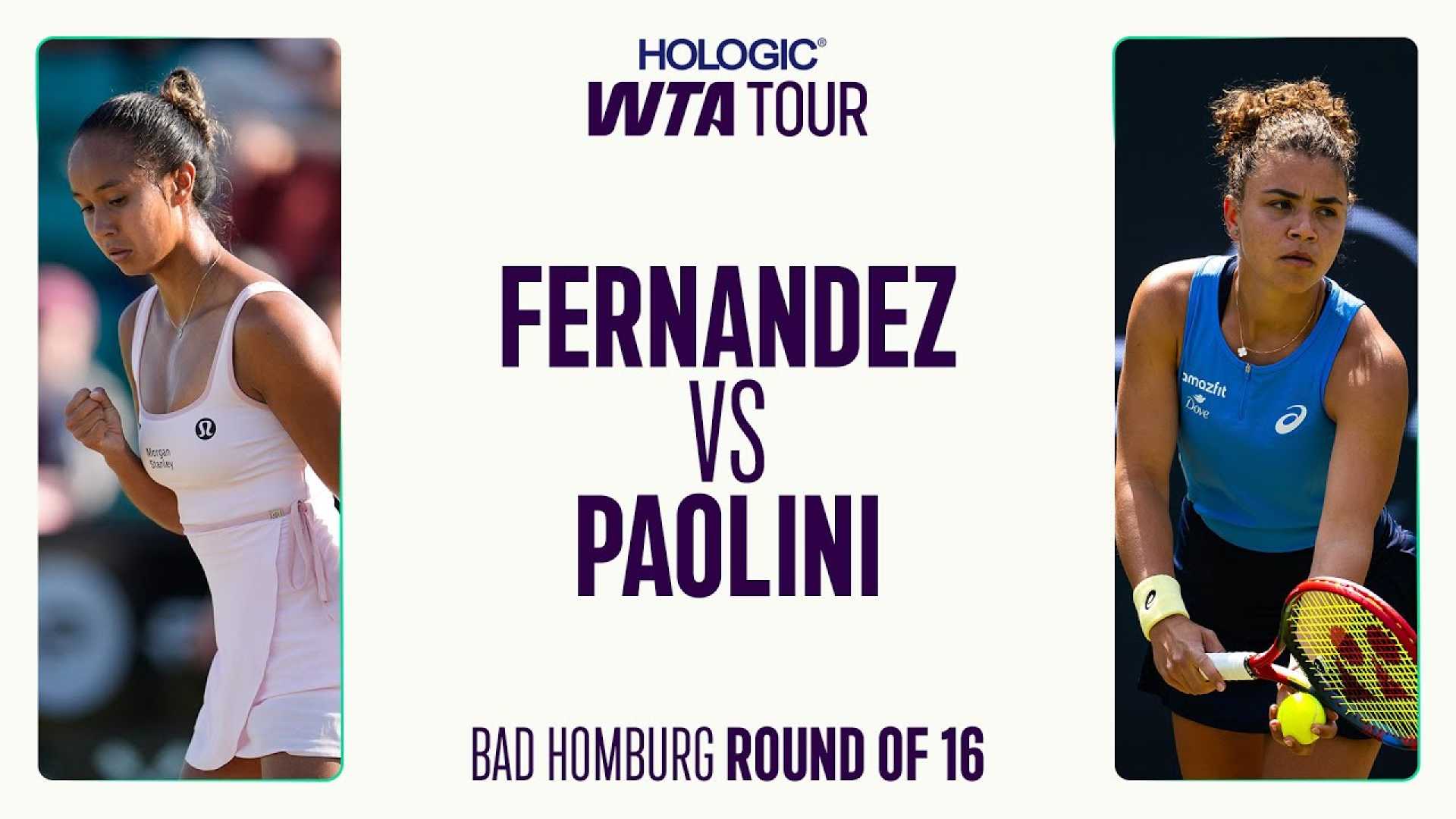 Jasmine Paolini Leylah Fernandez Bad Homburg