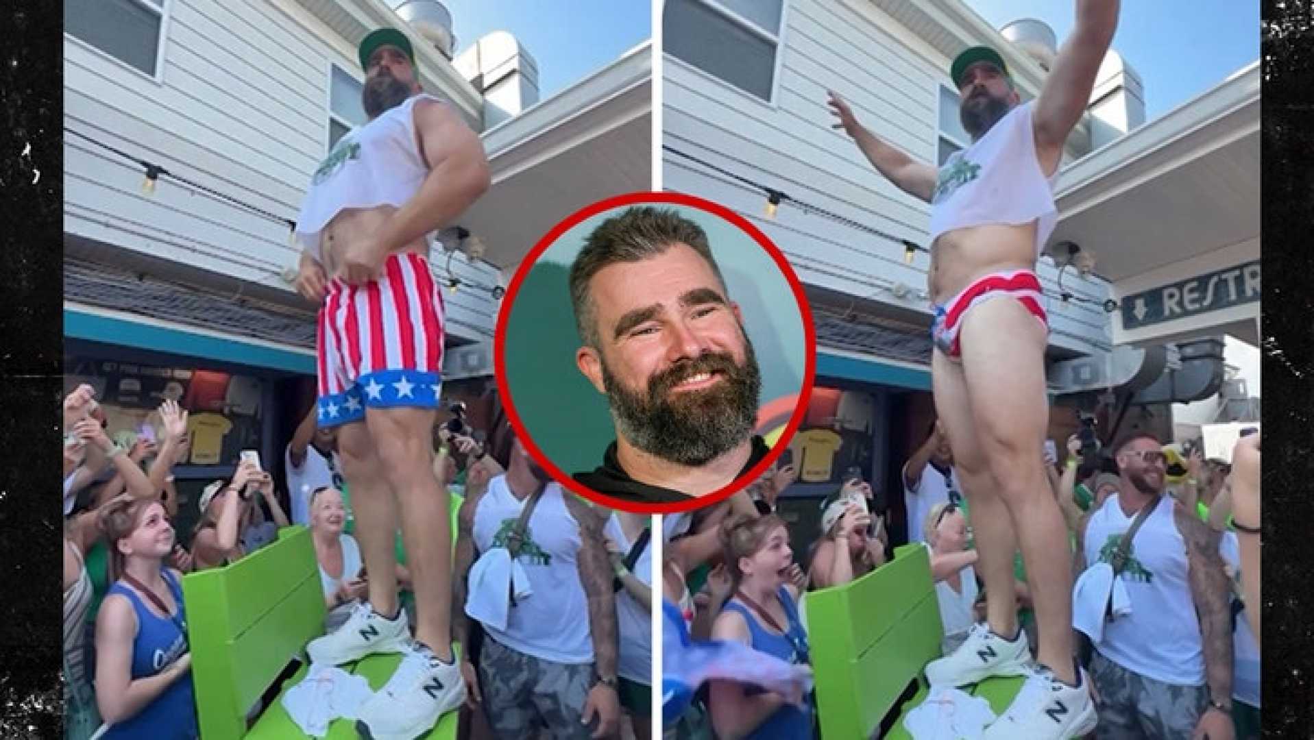 Jason Kelce Charity Event Strip Down