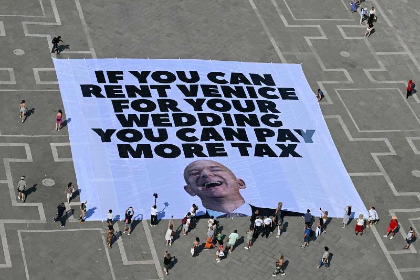 Jeff Bezos Wedding Venice Protests