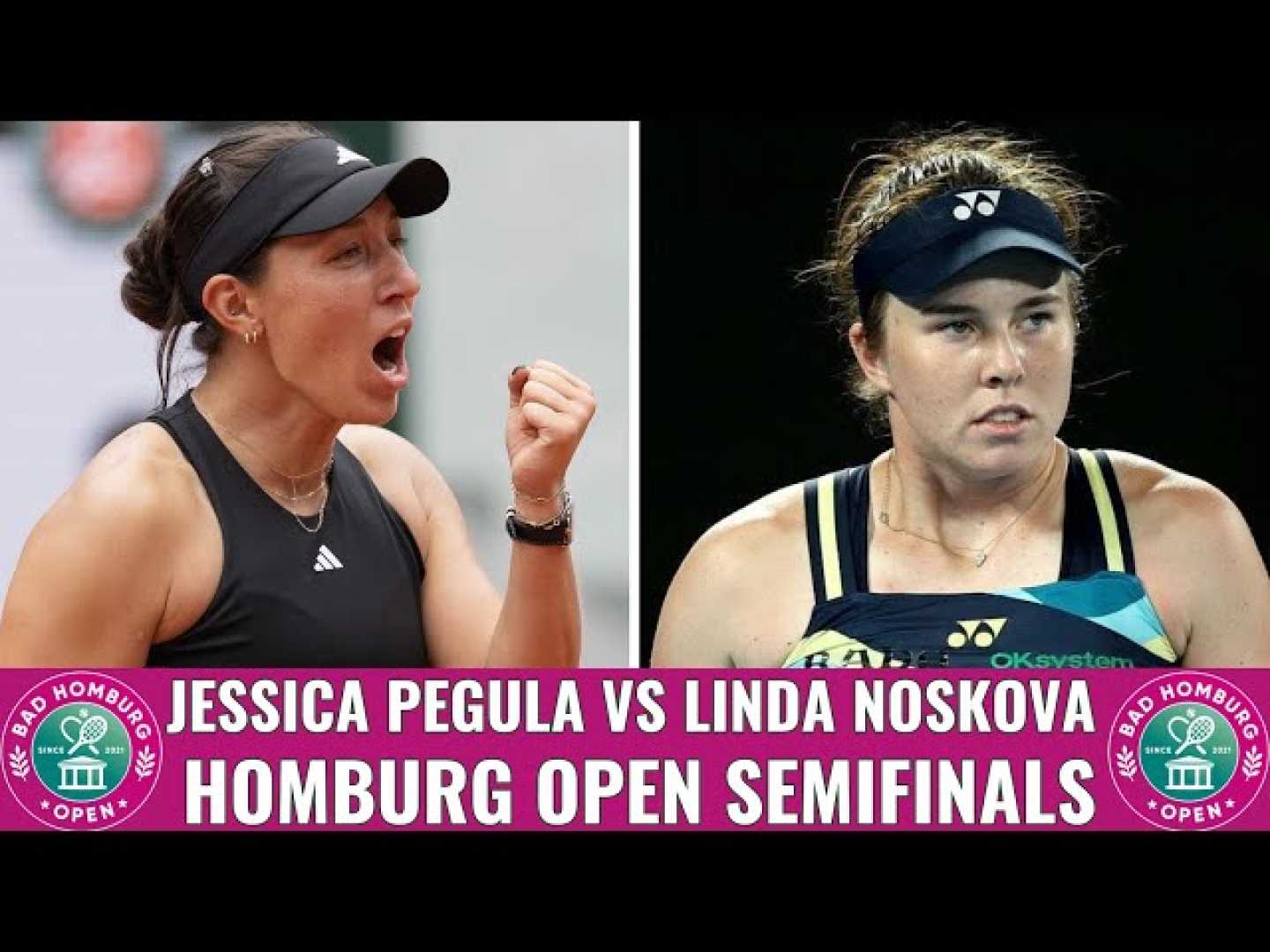 Jessica Pegula And Linda Noskova Tennis Match