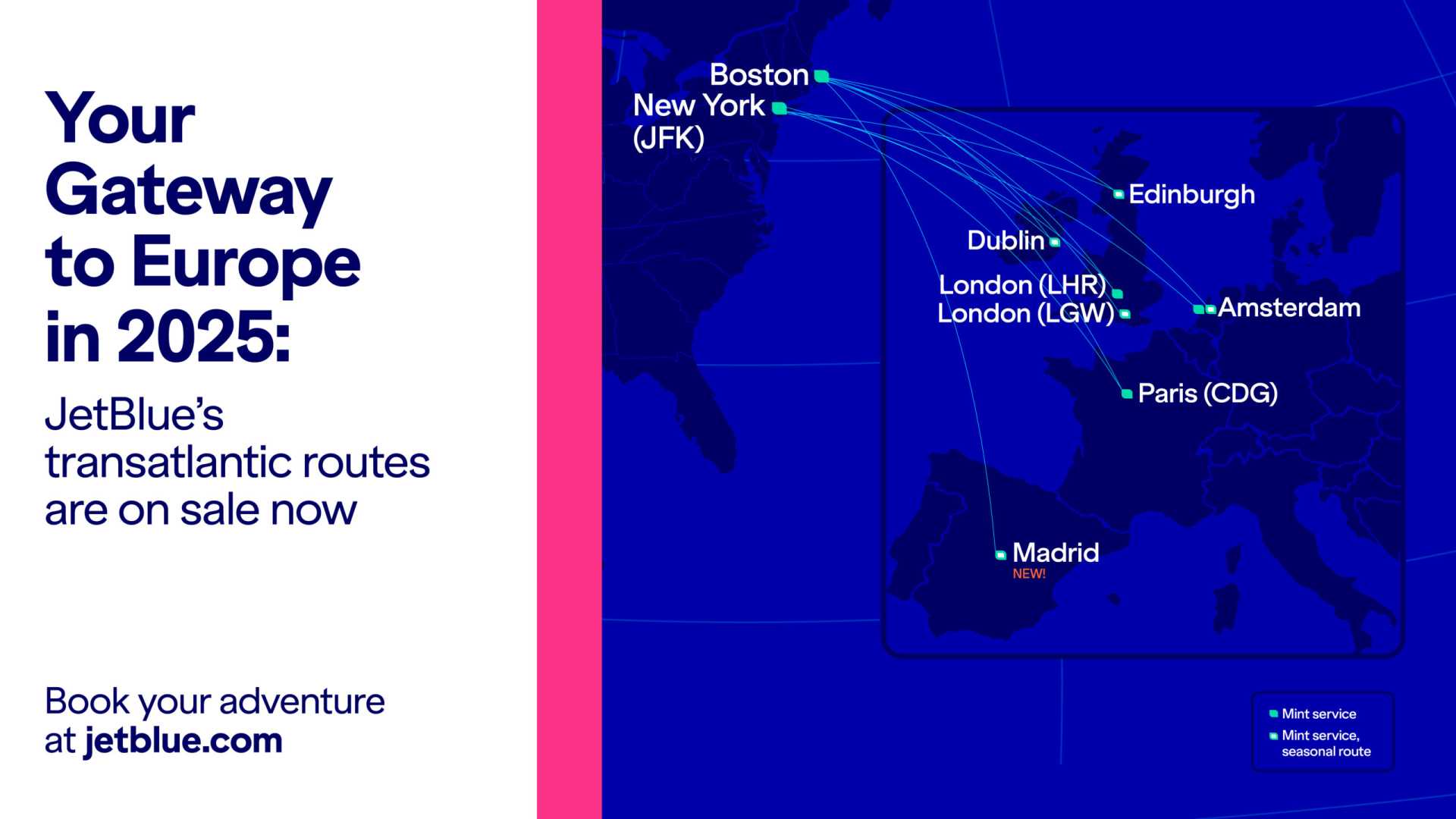 Jetblue Airlines Routes Network 2025
