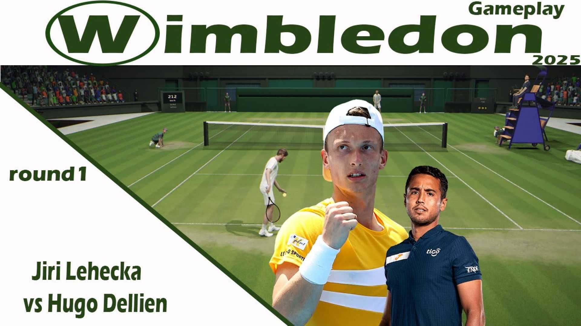 Jiri Lehecka Hugo Dellien Wimbledon 2025