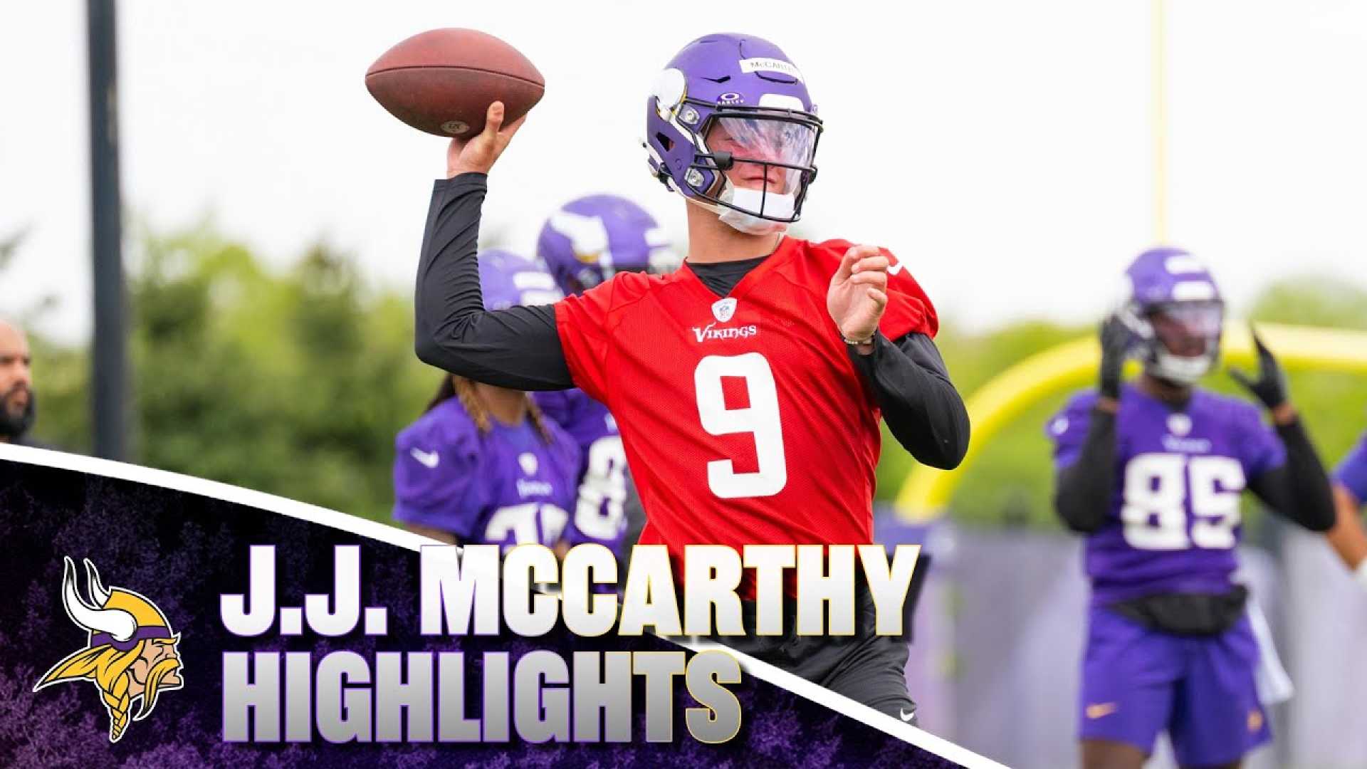 J.j. Mccarthy Vikings Minicamp