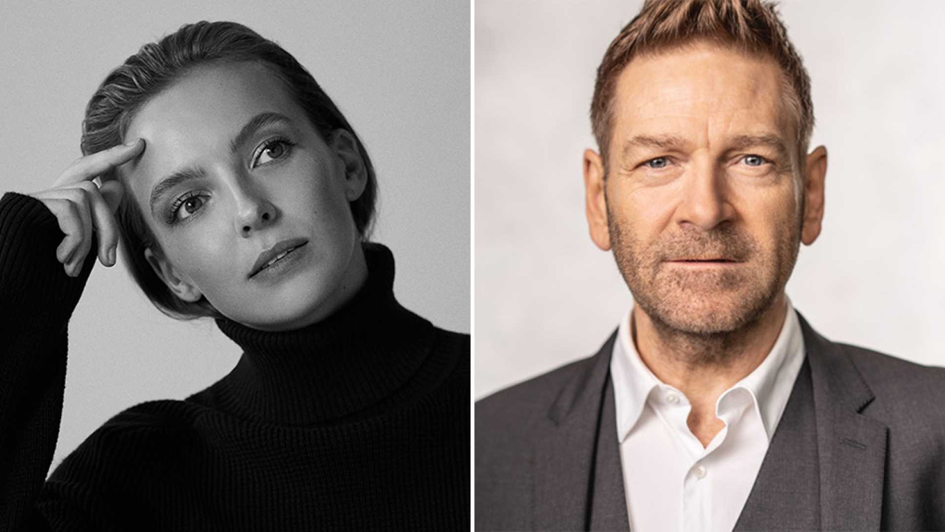 Jodie Comer And Kenneth Branagh Film Set
