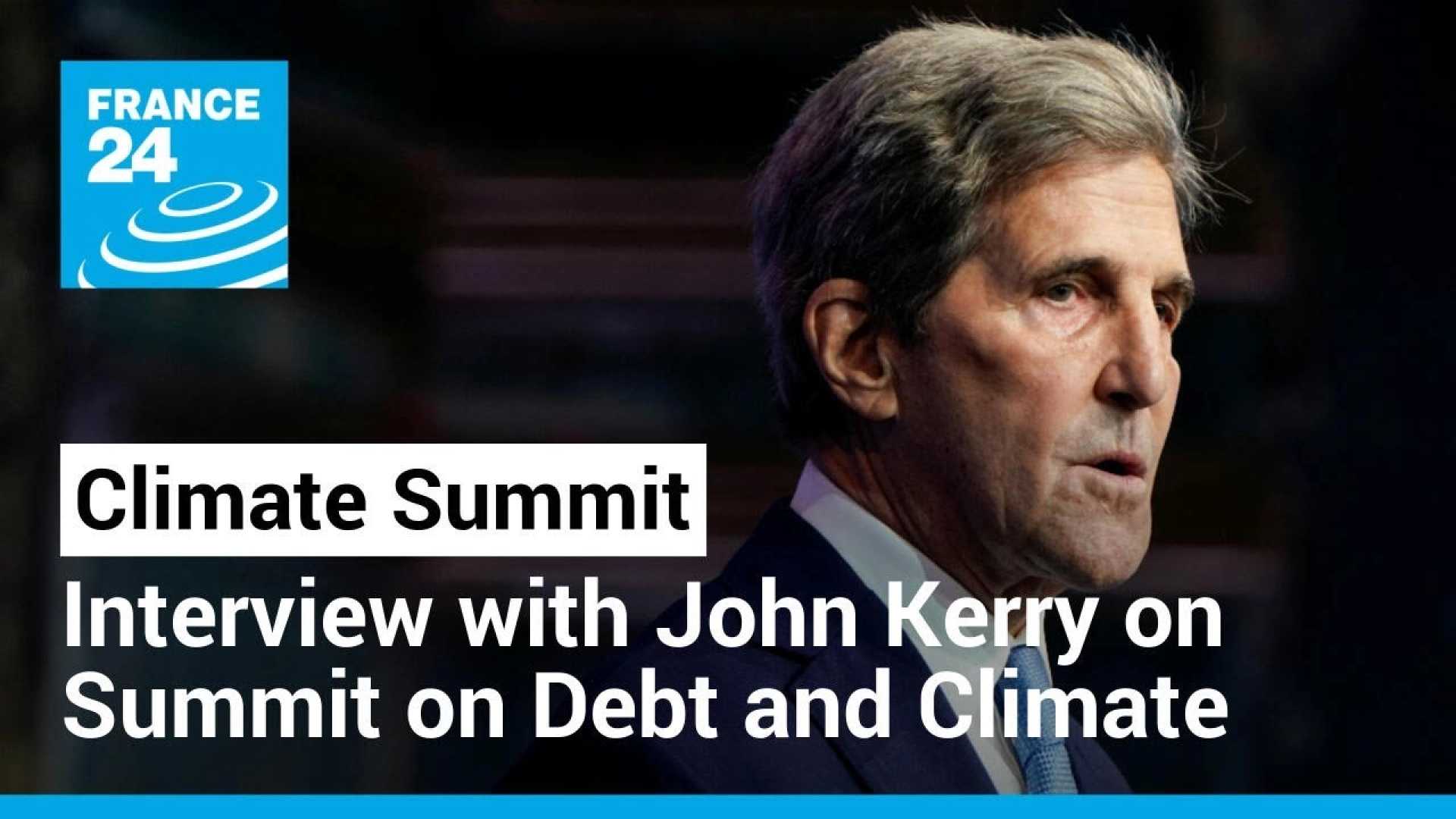 John Kerry Climate Conference Interview