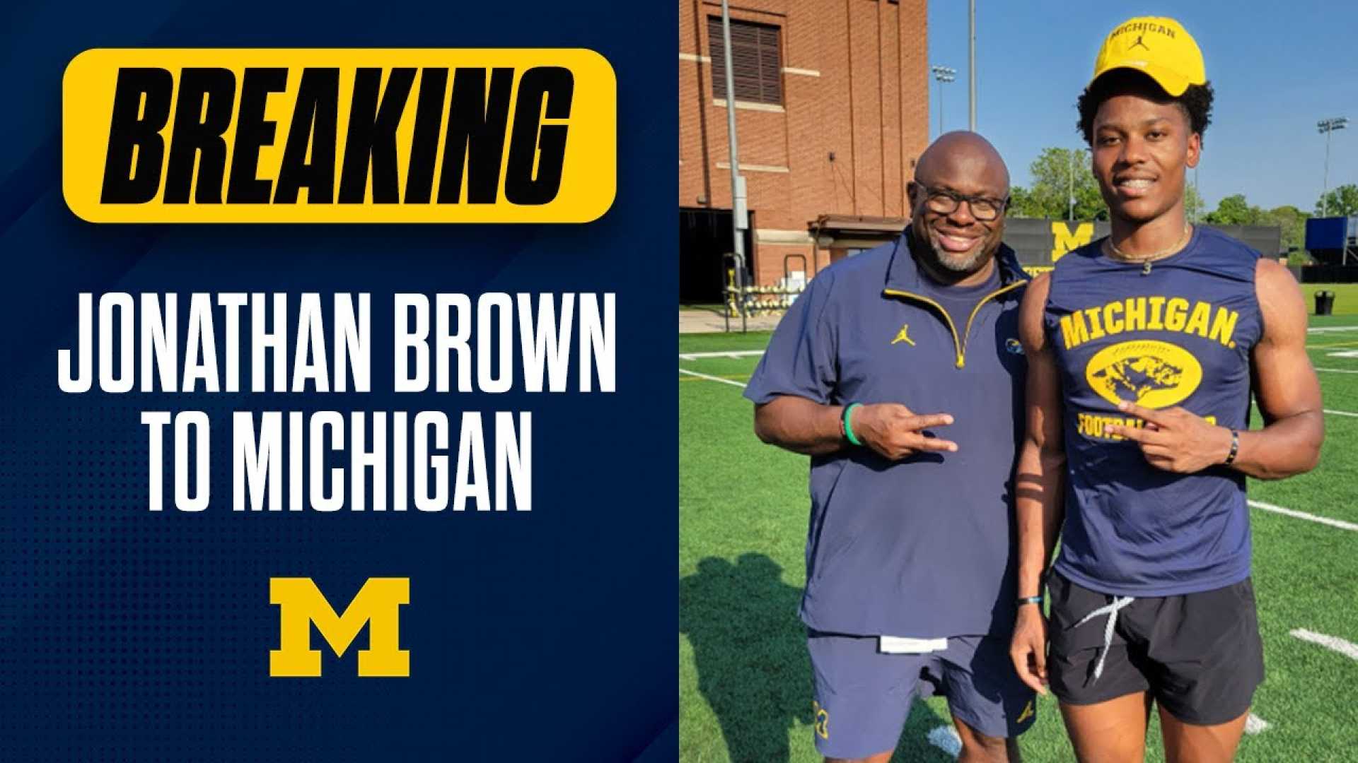Jonathan Brown Michigan Football Commitment