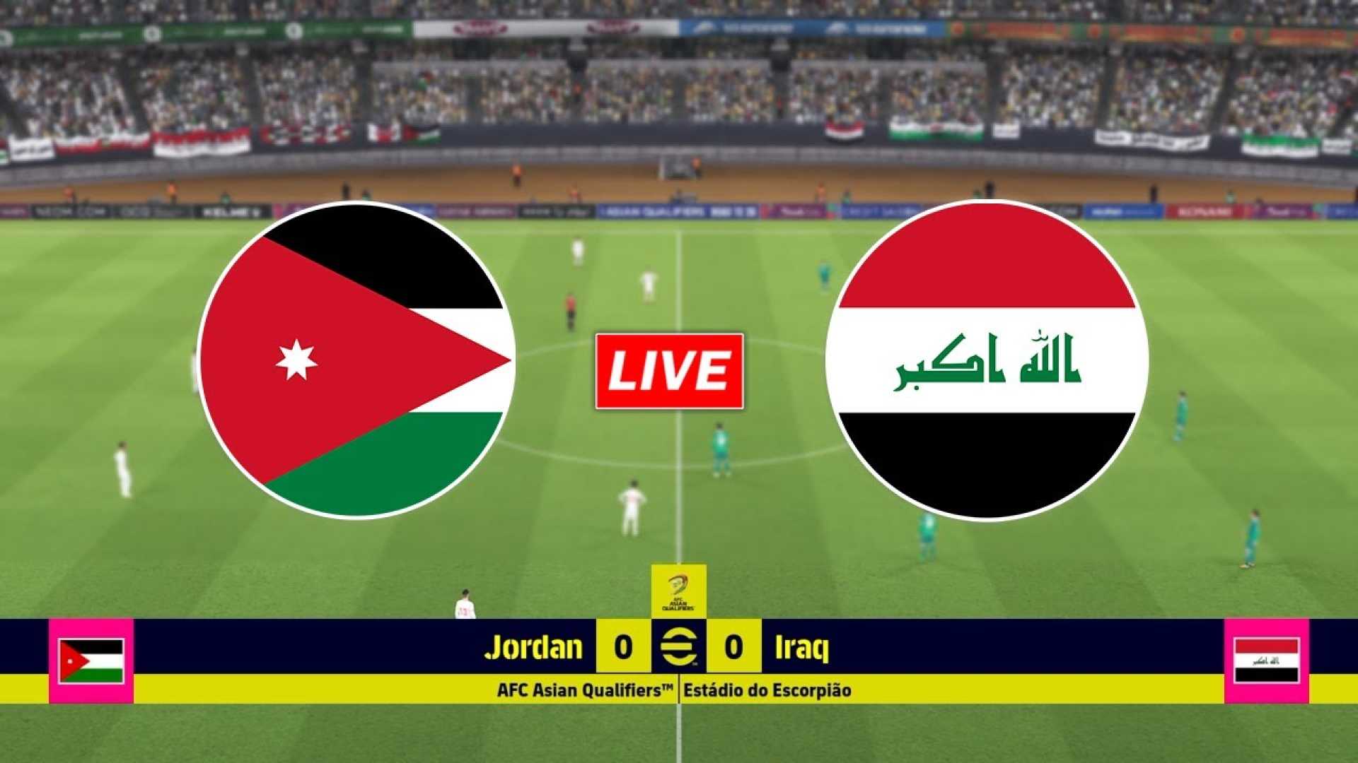 Jordan Iraq World Cup Qualifying Match