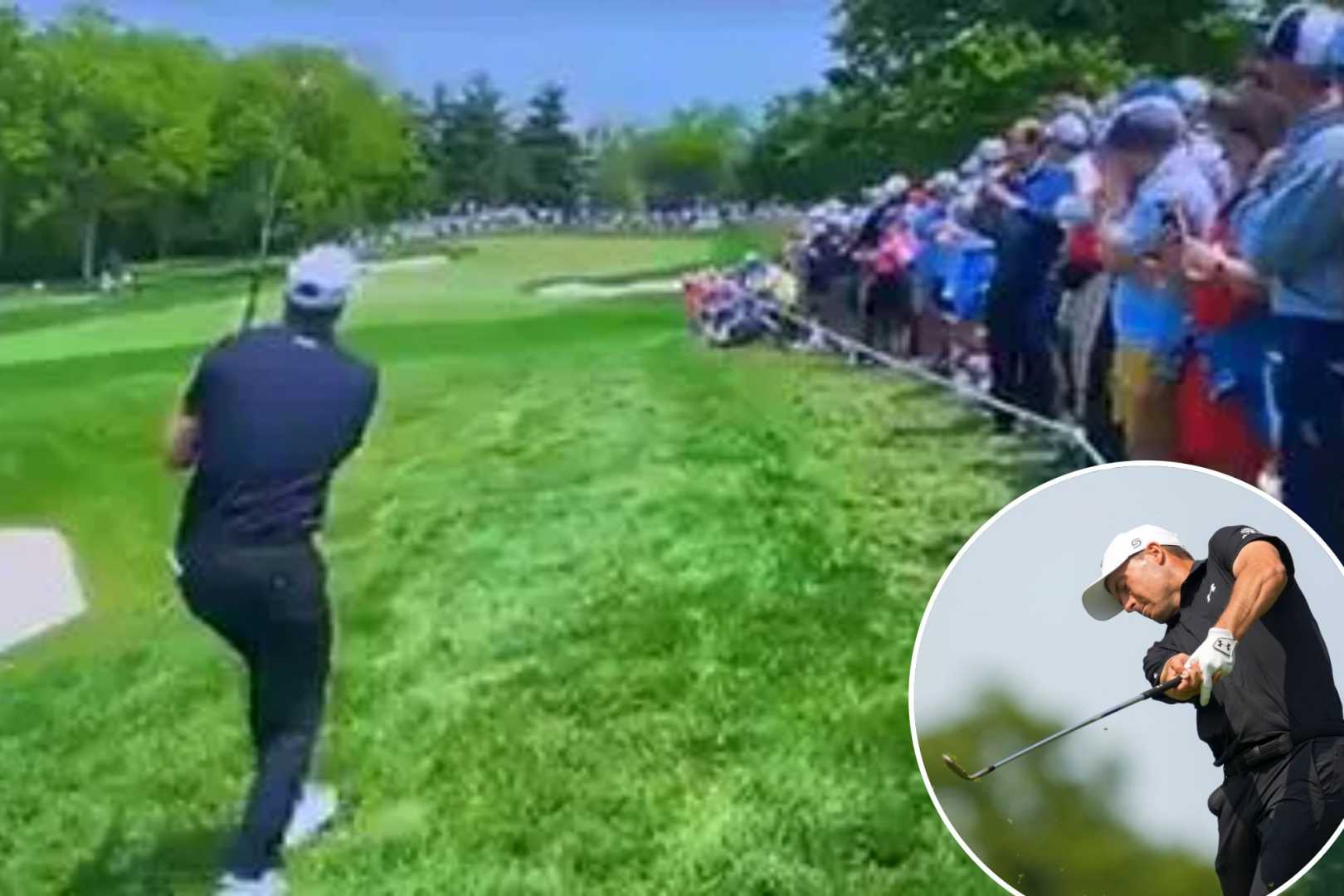 Jordan Spieth Golf Close Call Fan