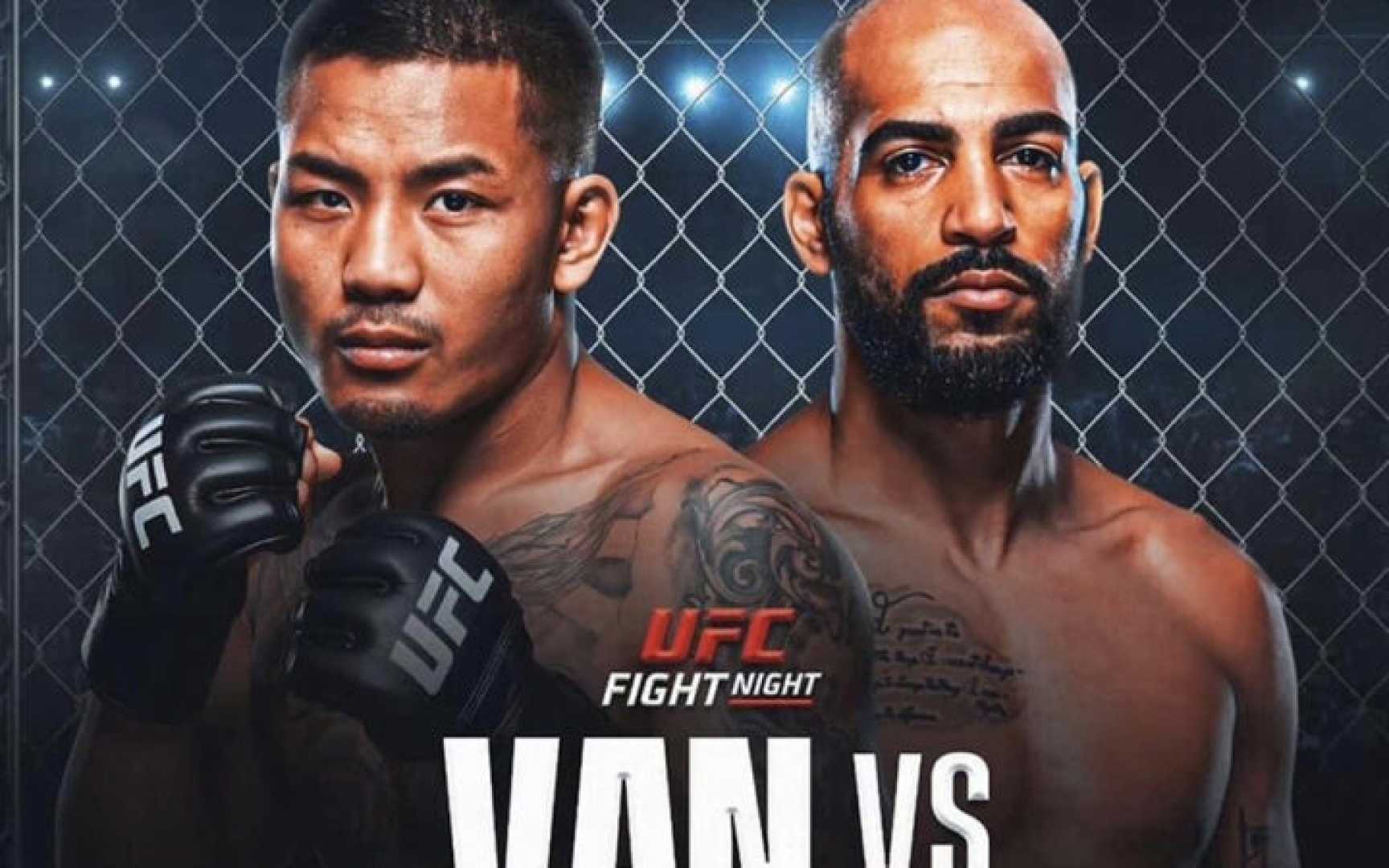 Joshua Van Ufc Fight Announcement