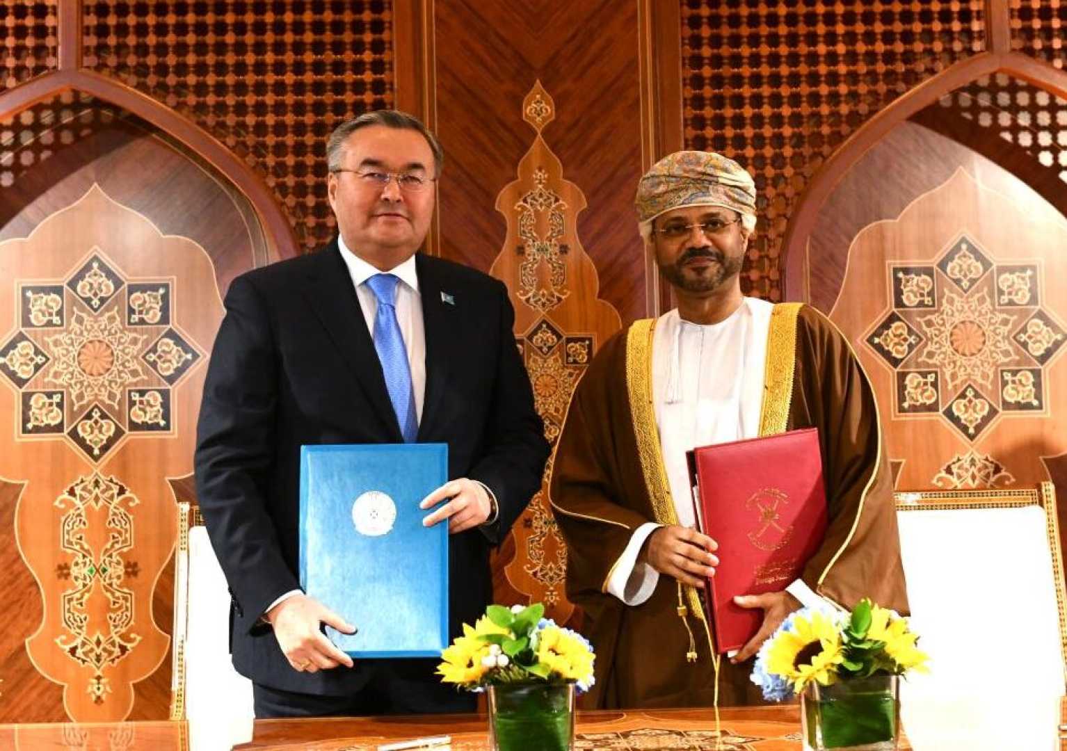 Kazakhstan Oman Foreign Ministers Meeting