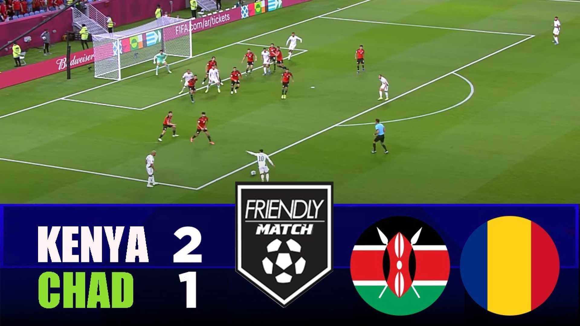 Kenya Chad International Friendly Football Match
