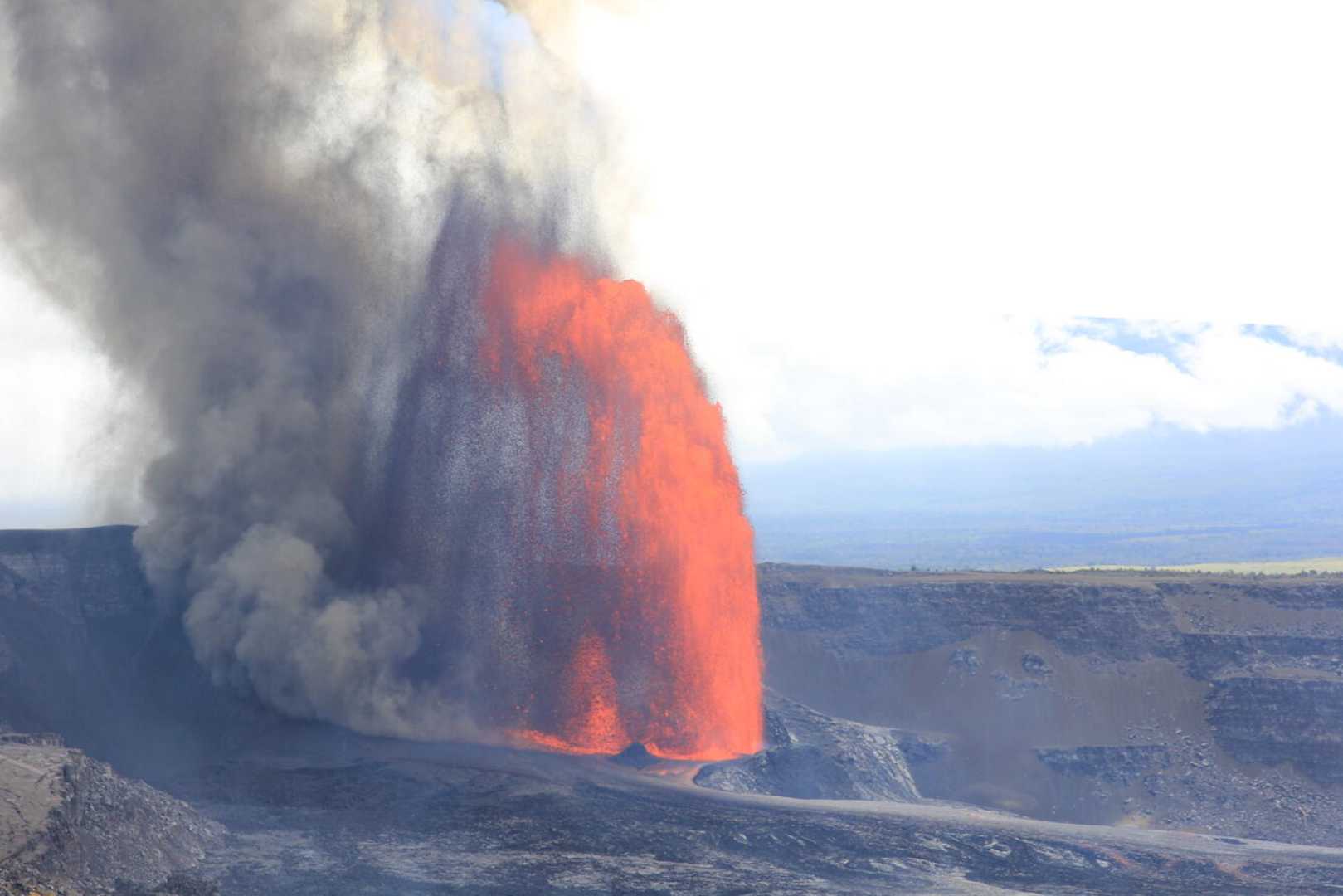 Kilauea Eruption Lava Fountain June 2025