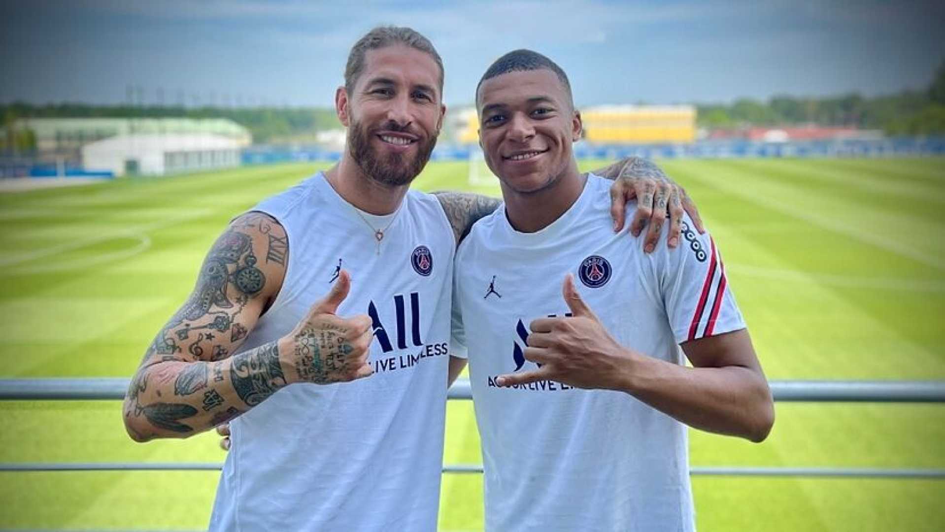 Kylian Mbappé Sergio Ramos