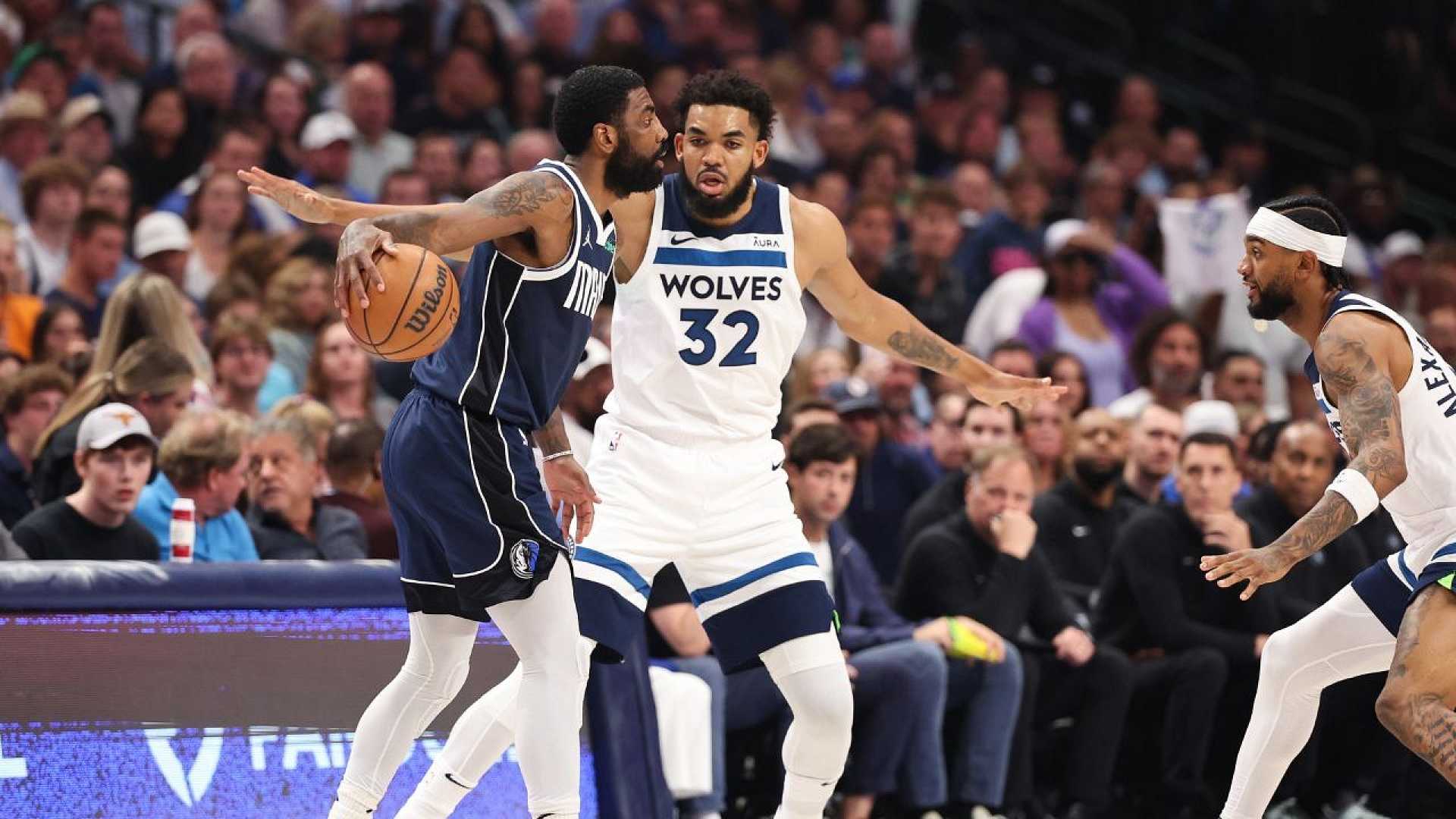 Kyrie Irving And Karl Anthony Towns Basketball