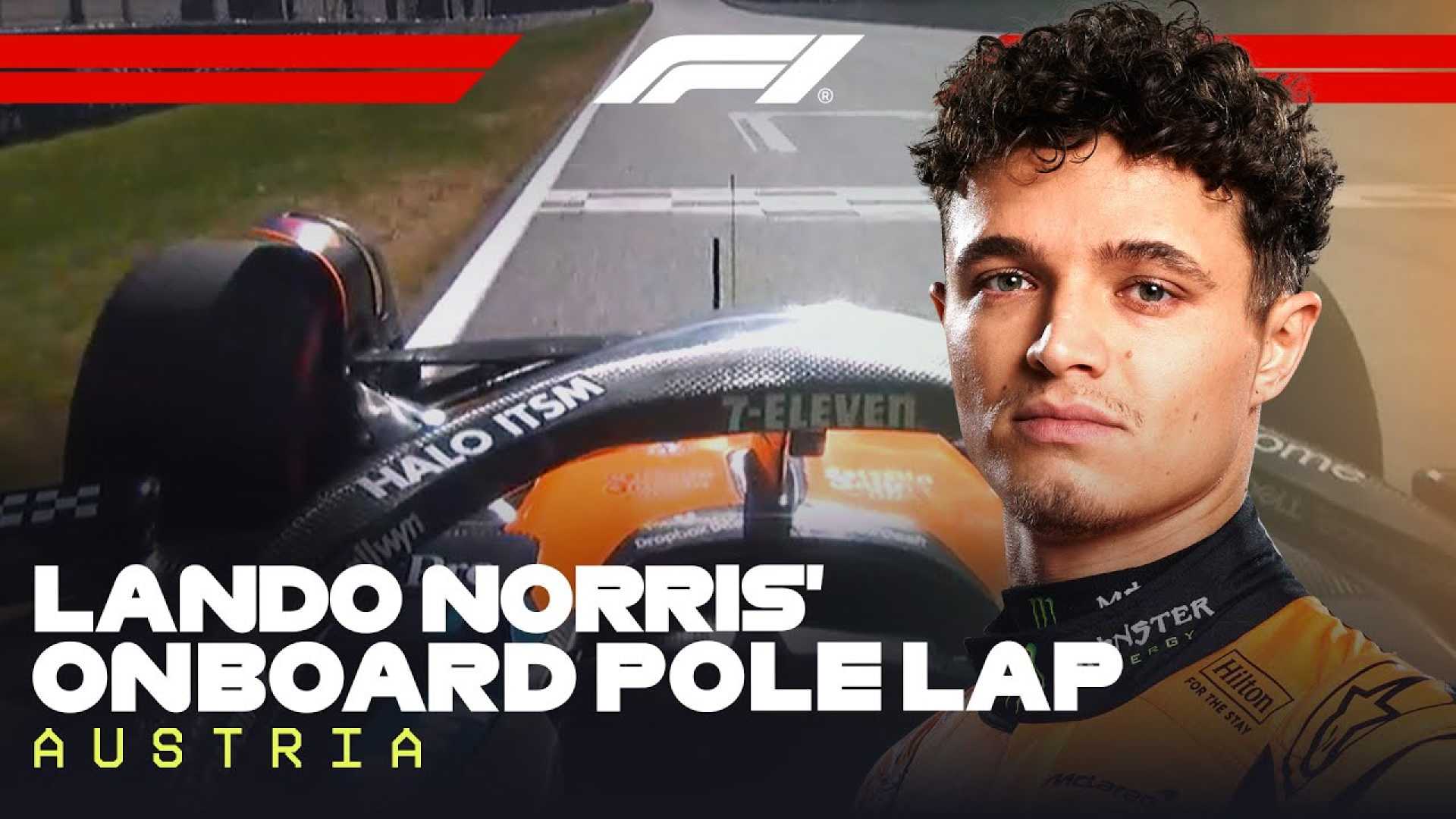 Lando Norris Austrian Grand Prix Pole Position