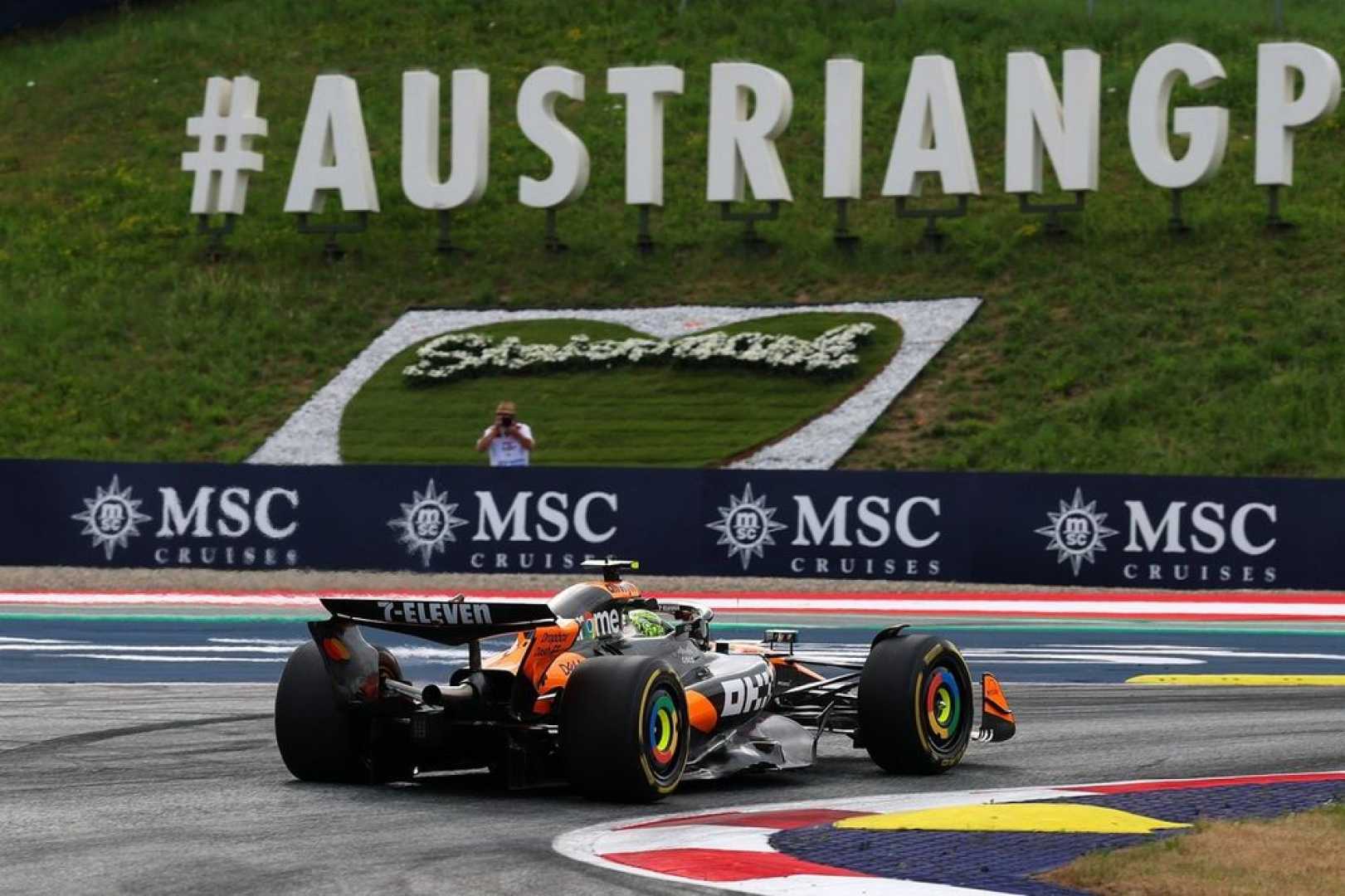 Lando Norris Mclaren Austrian Grand Prix