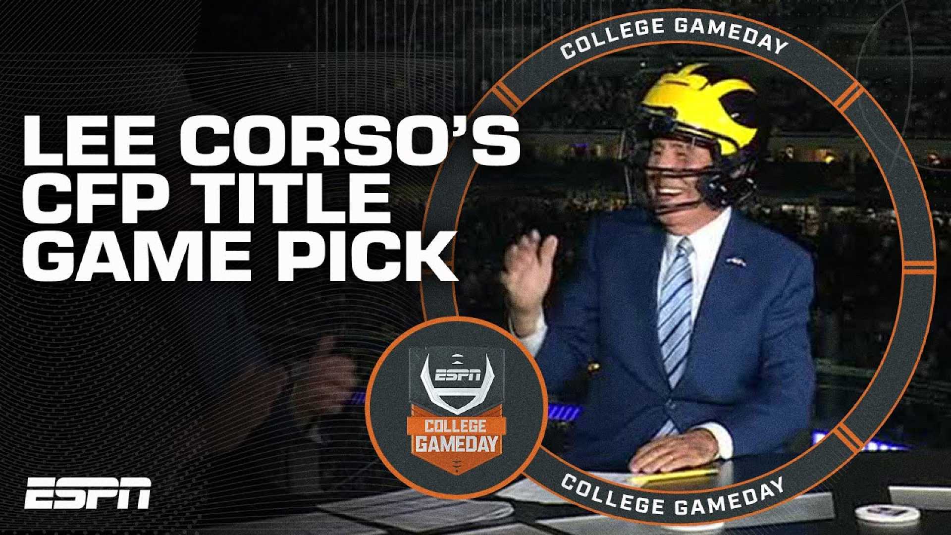 Lee Corso College Gameday Final Pick